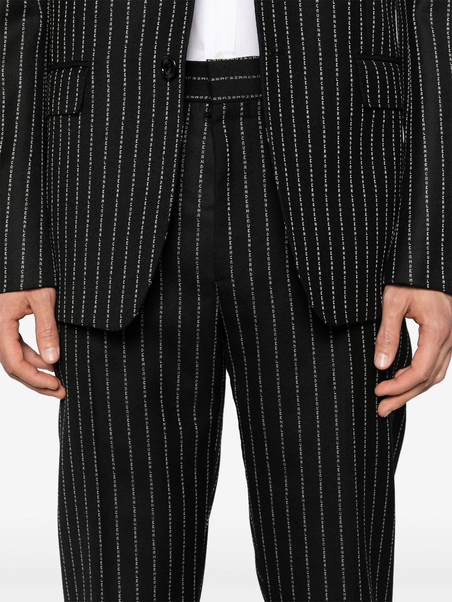 tailored cigarette trousers