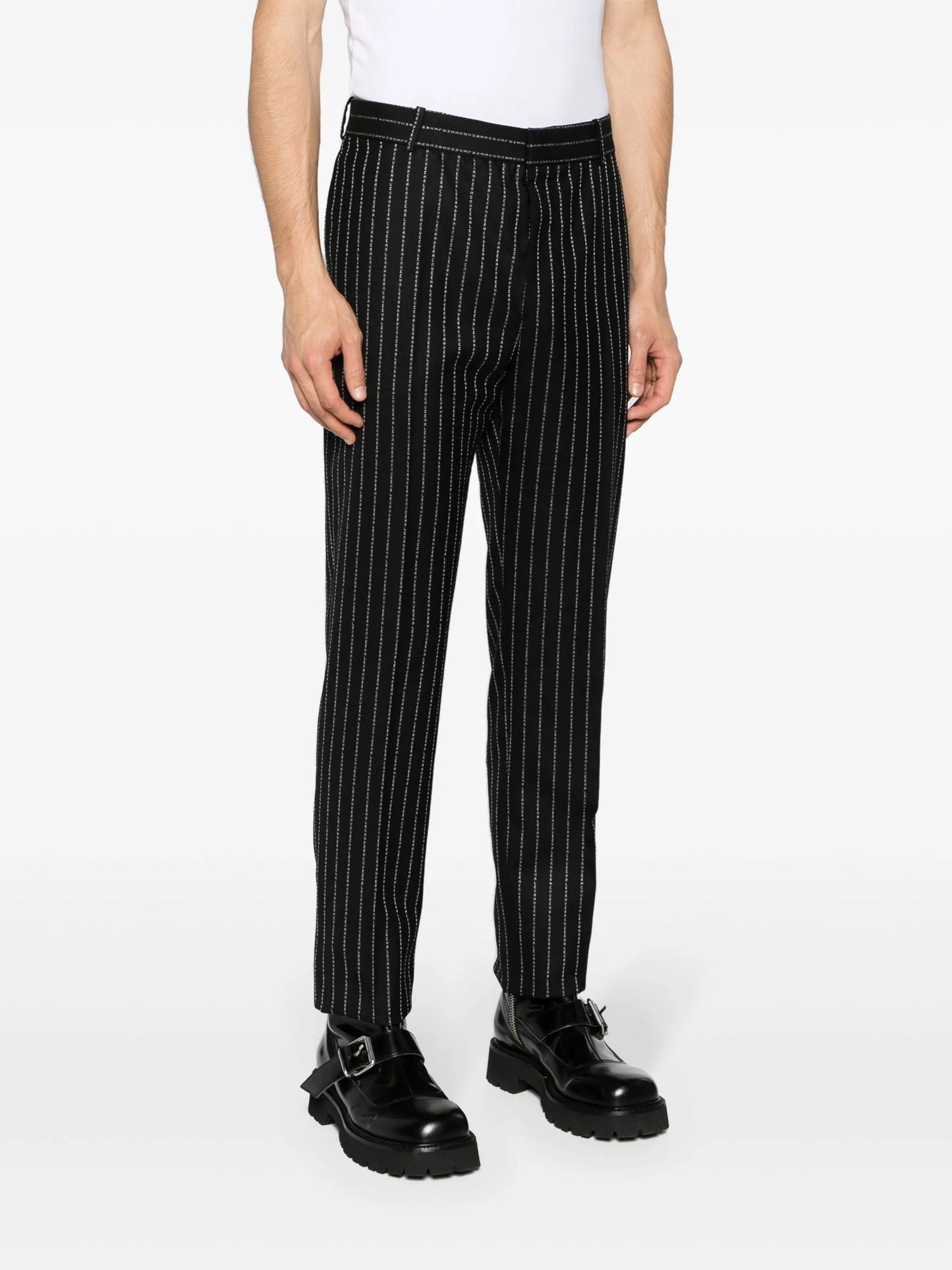 tailored cigarette trousers