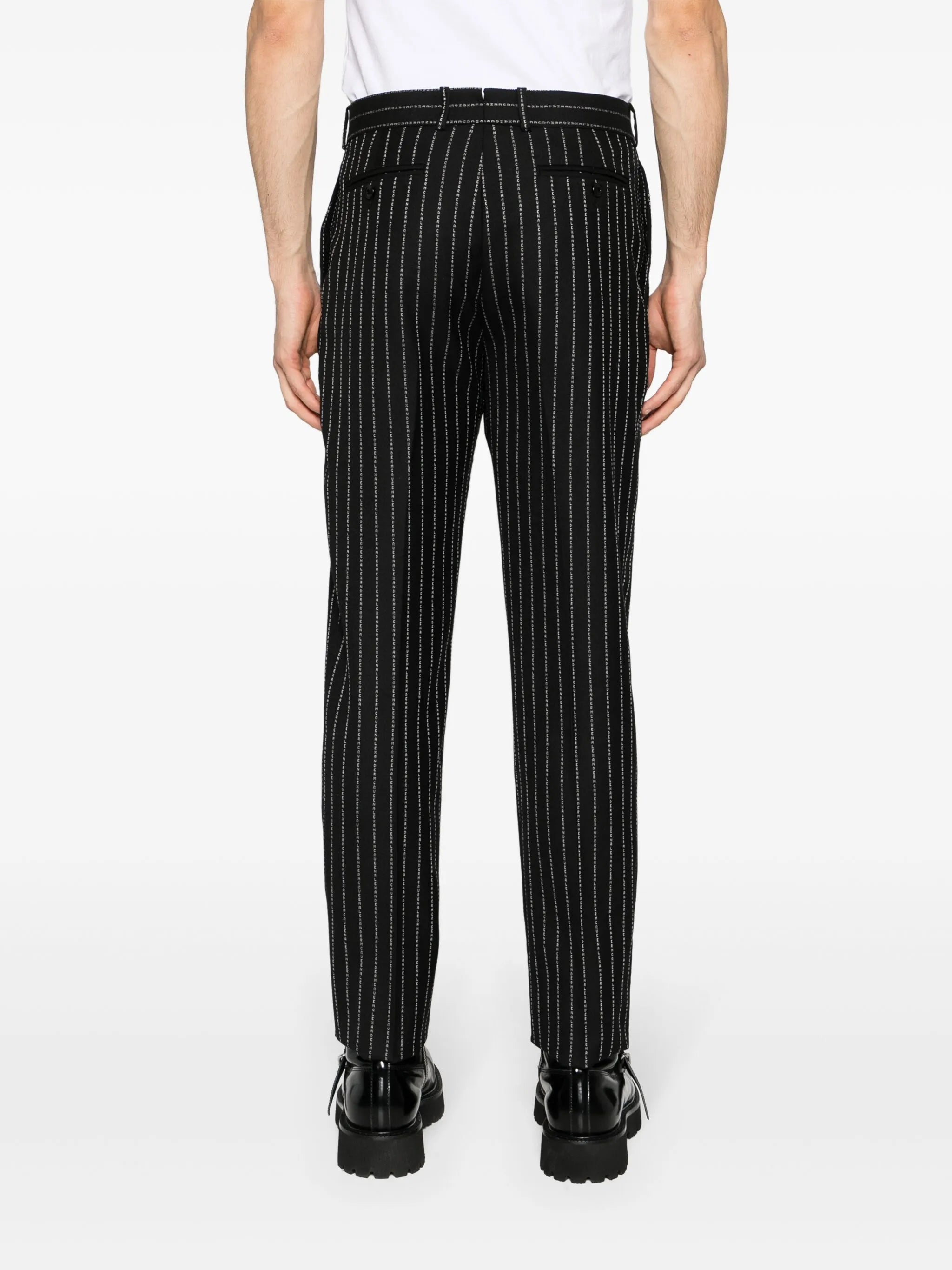 tailored cigarette trousers