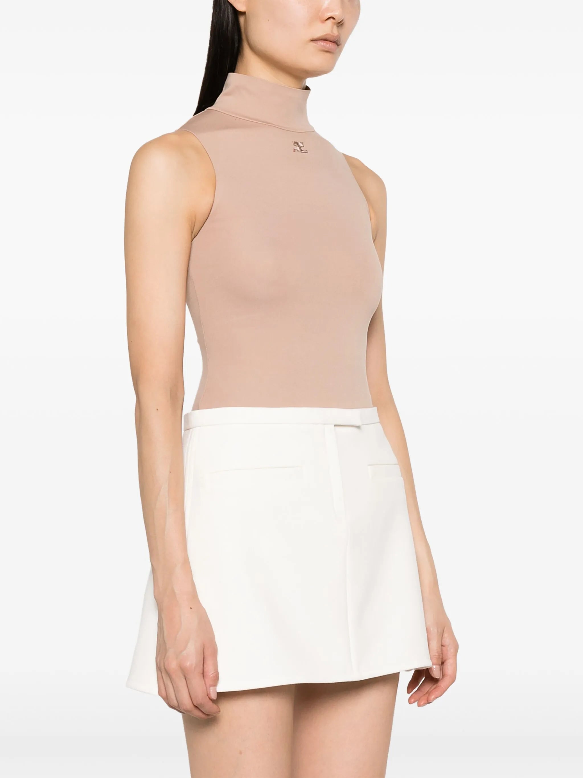Techno jersey bodysuit