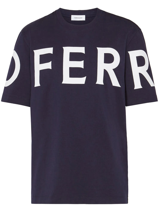 logo-print cotton T-shirt