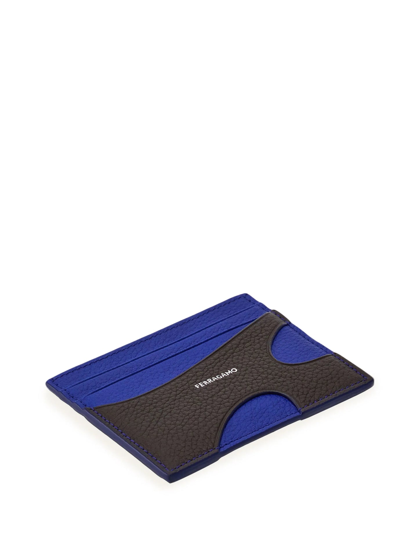 colour-block cut-out cardholder