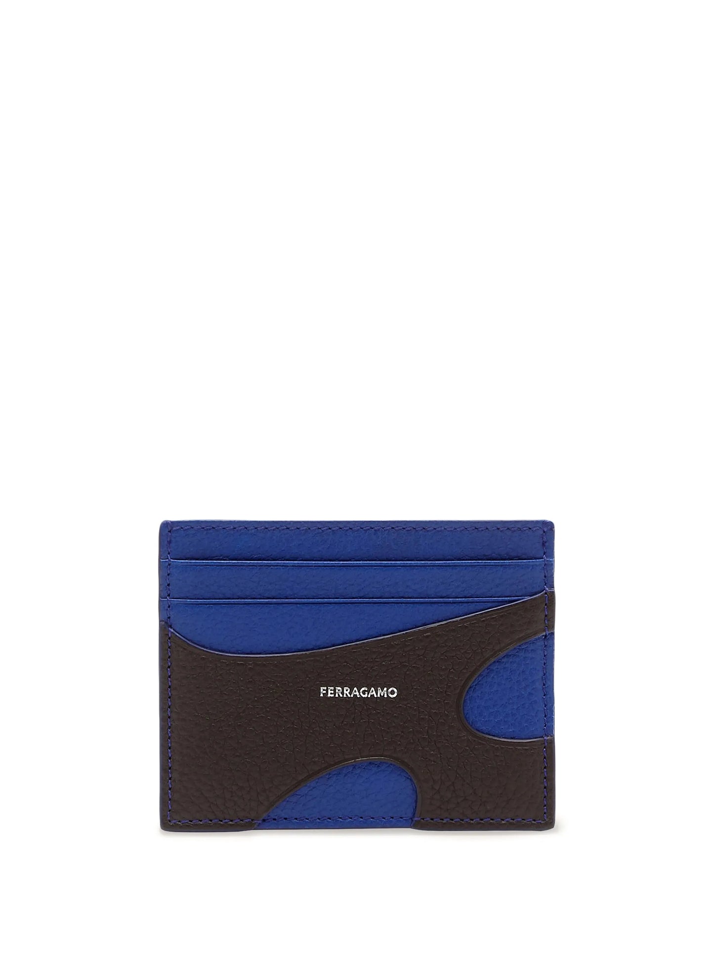 colour-block cut-out cardholder