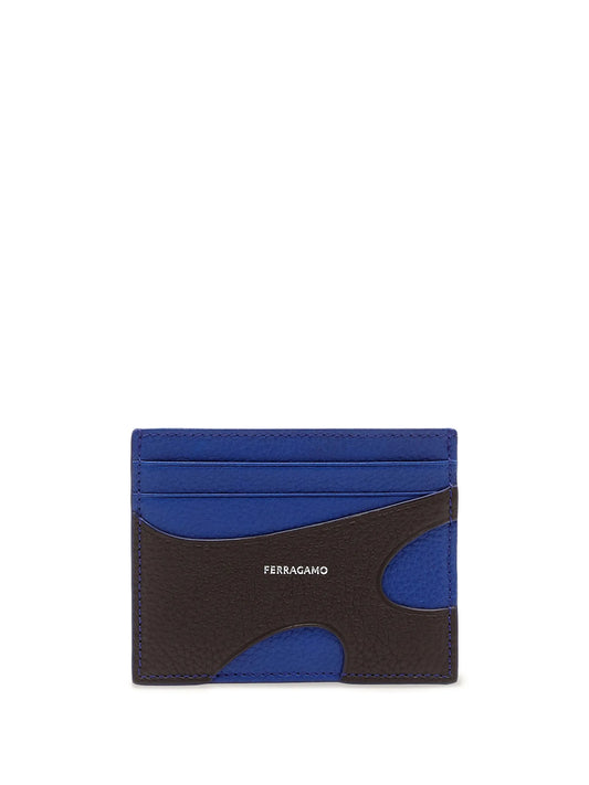 colour-block cut-out cardholder