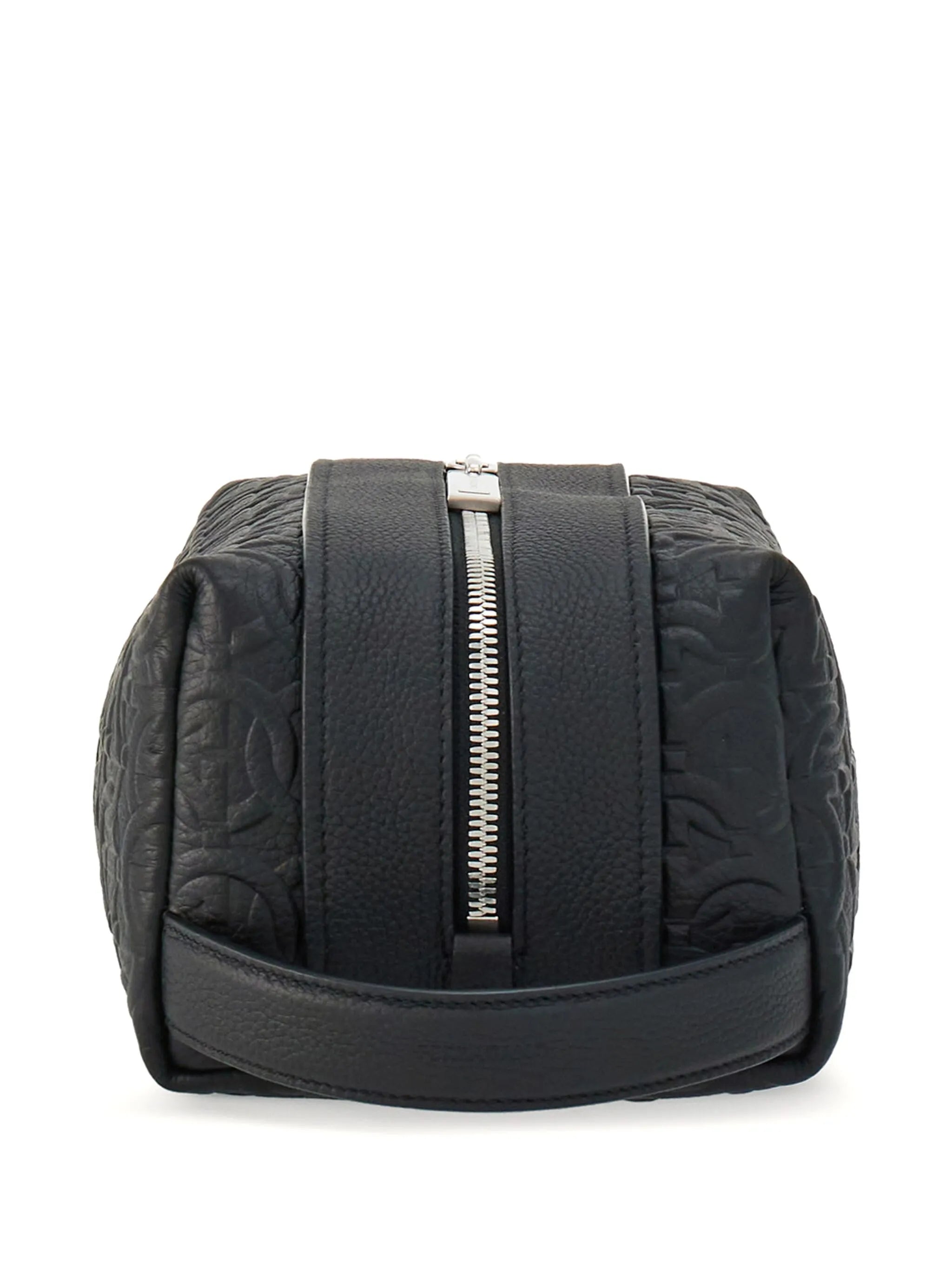 Gancini Dopp leather wash bag