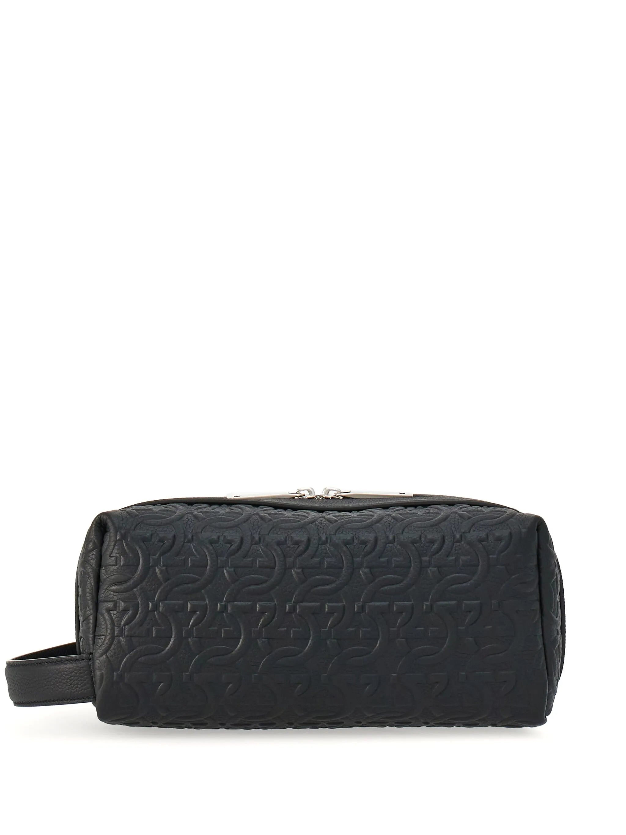 Gancini Dopp leather wash bag