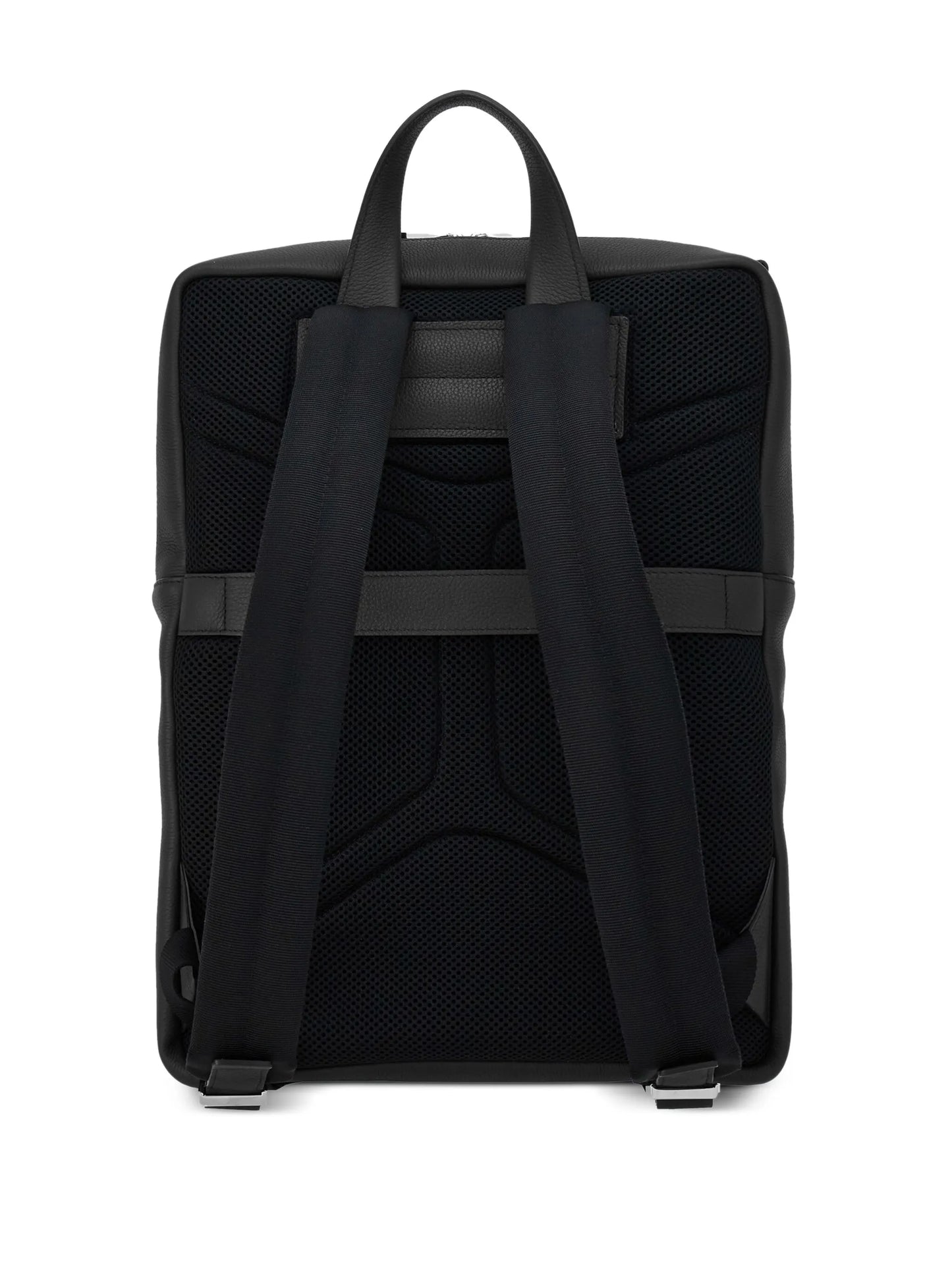 Gancini-debossed leather backpack