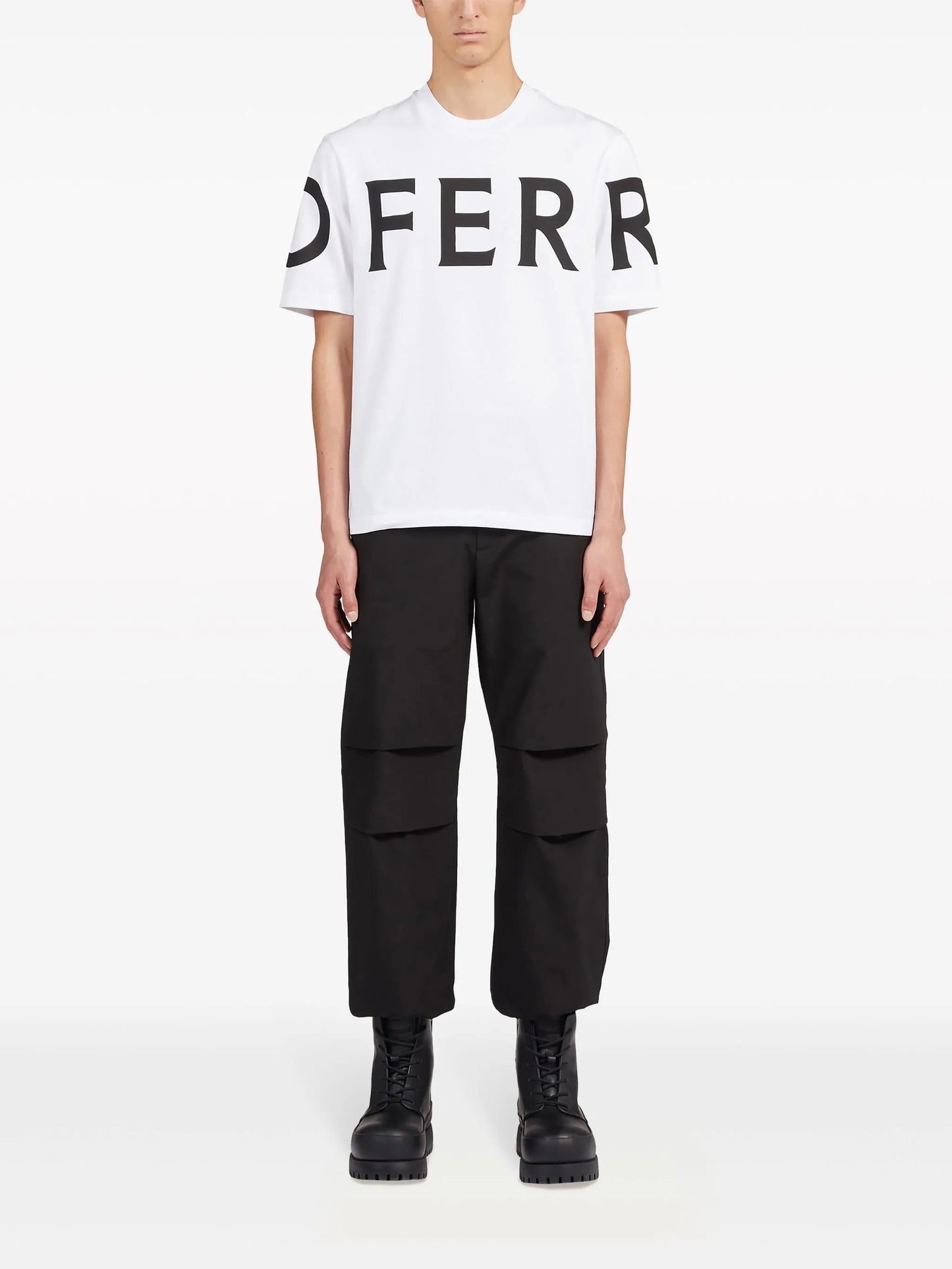 logo-print cotton T-shirt