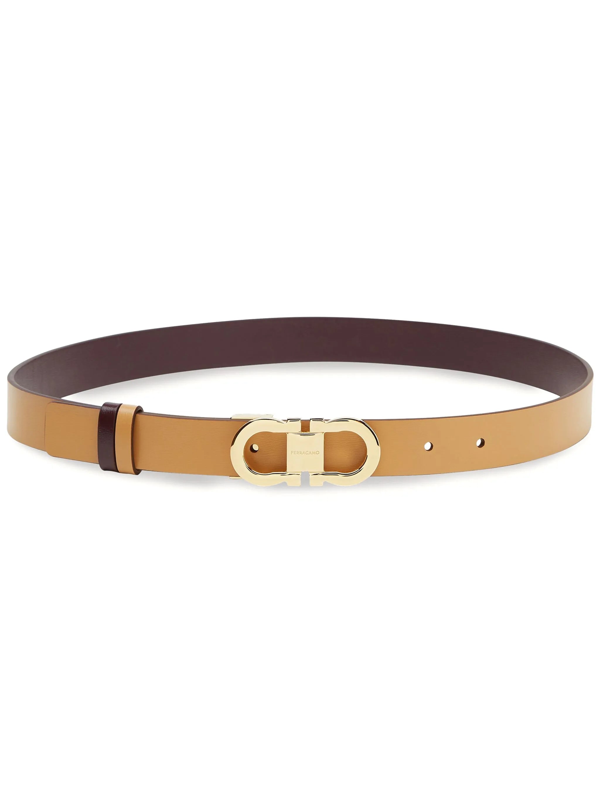 reversible and adjustable Gancini belt