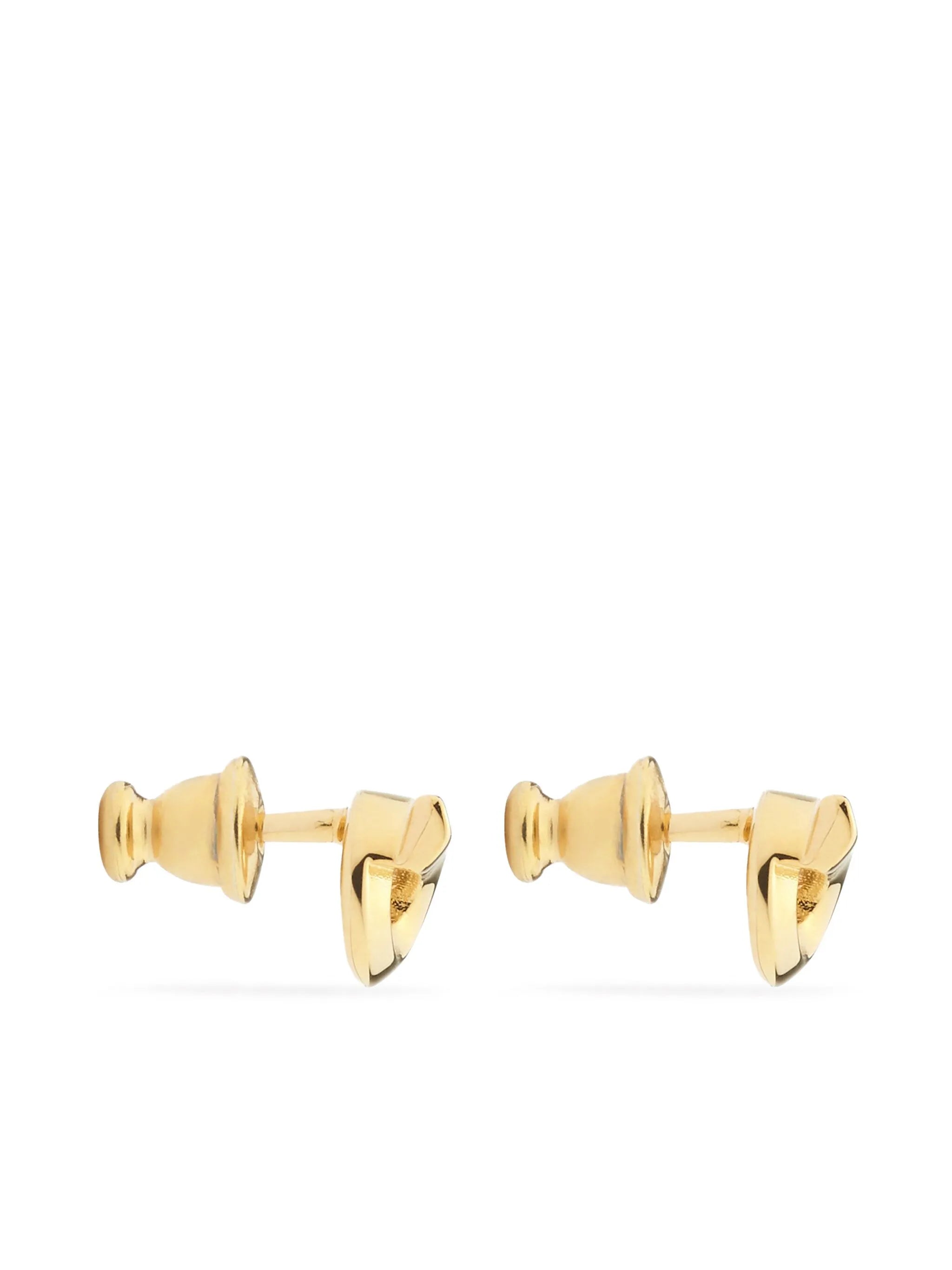 Gancini stud earrings