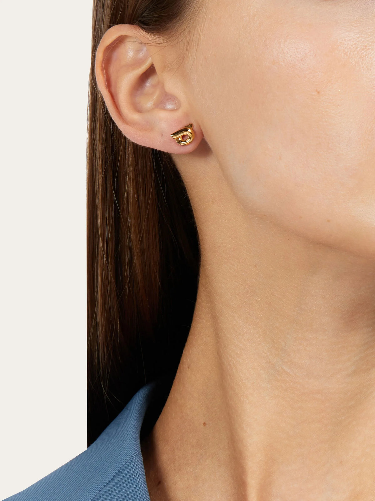 Gancini stud earrings