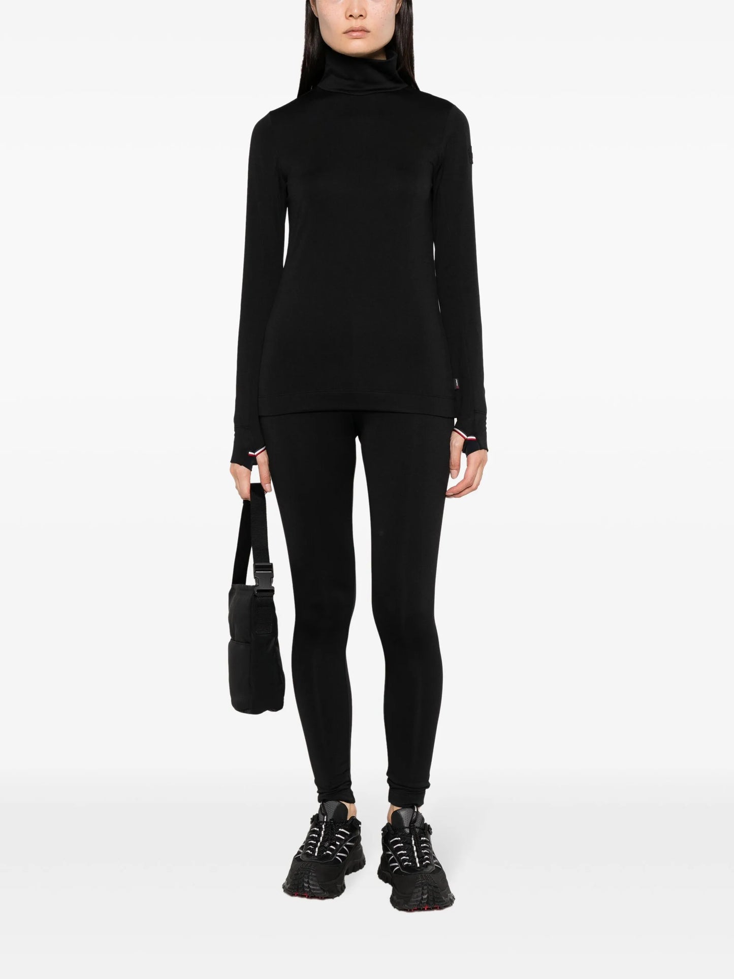 high-waisted stretch-jersey leggings