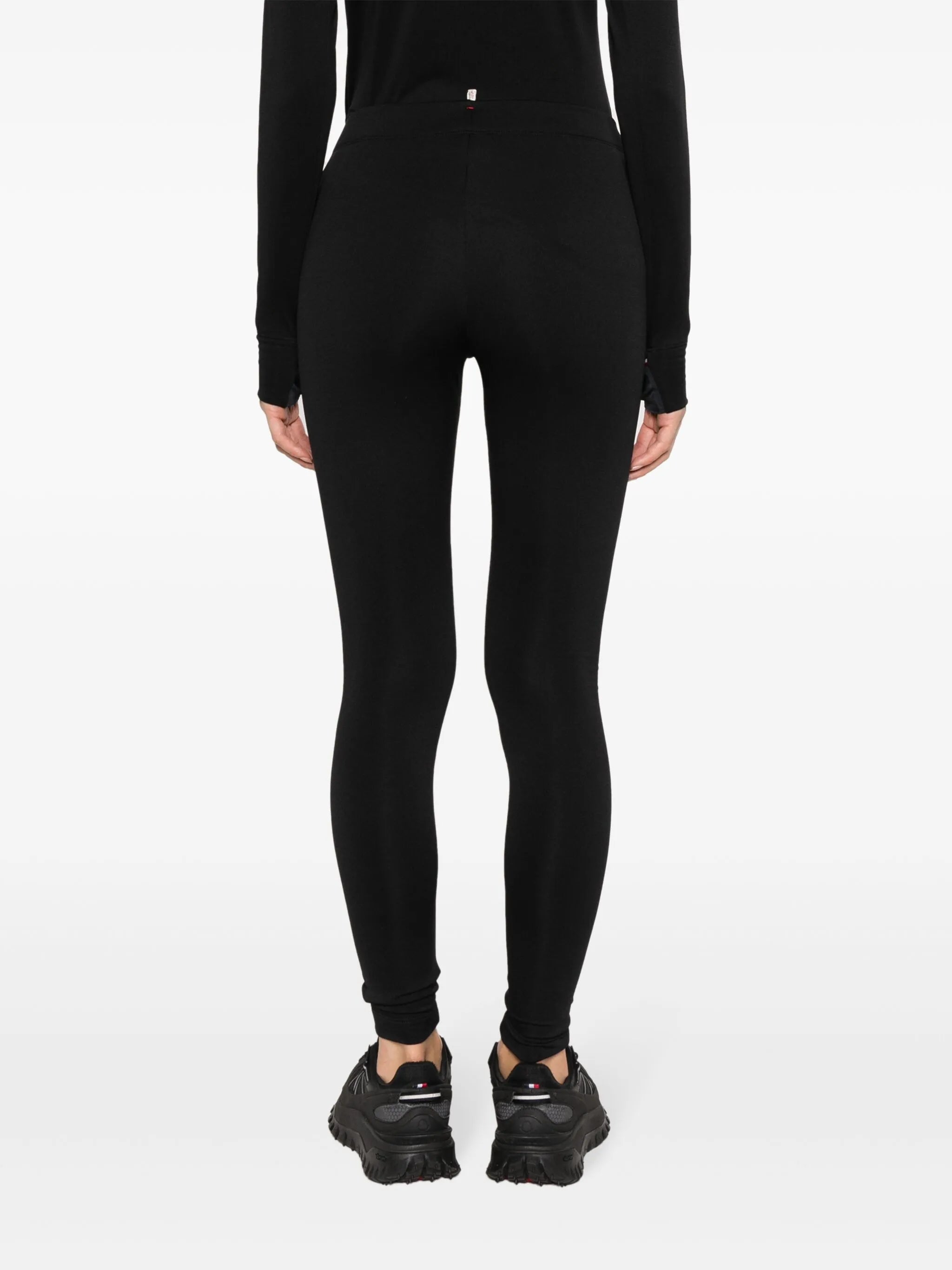 high-waisted stretch-jersey leggings