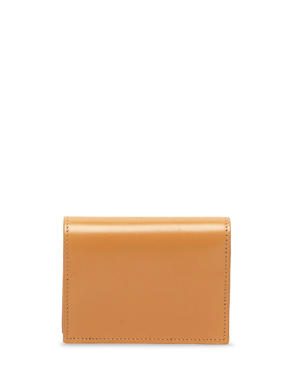 Gancini-plaque leather wallet
