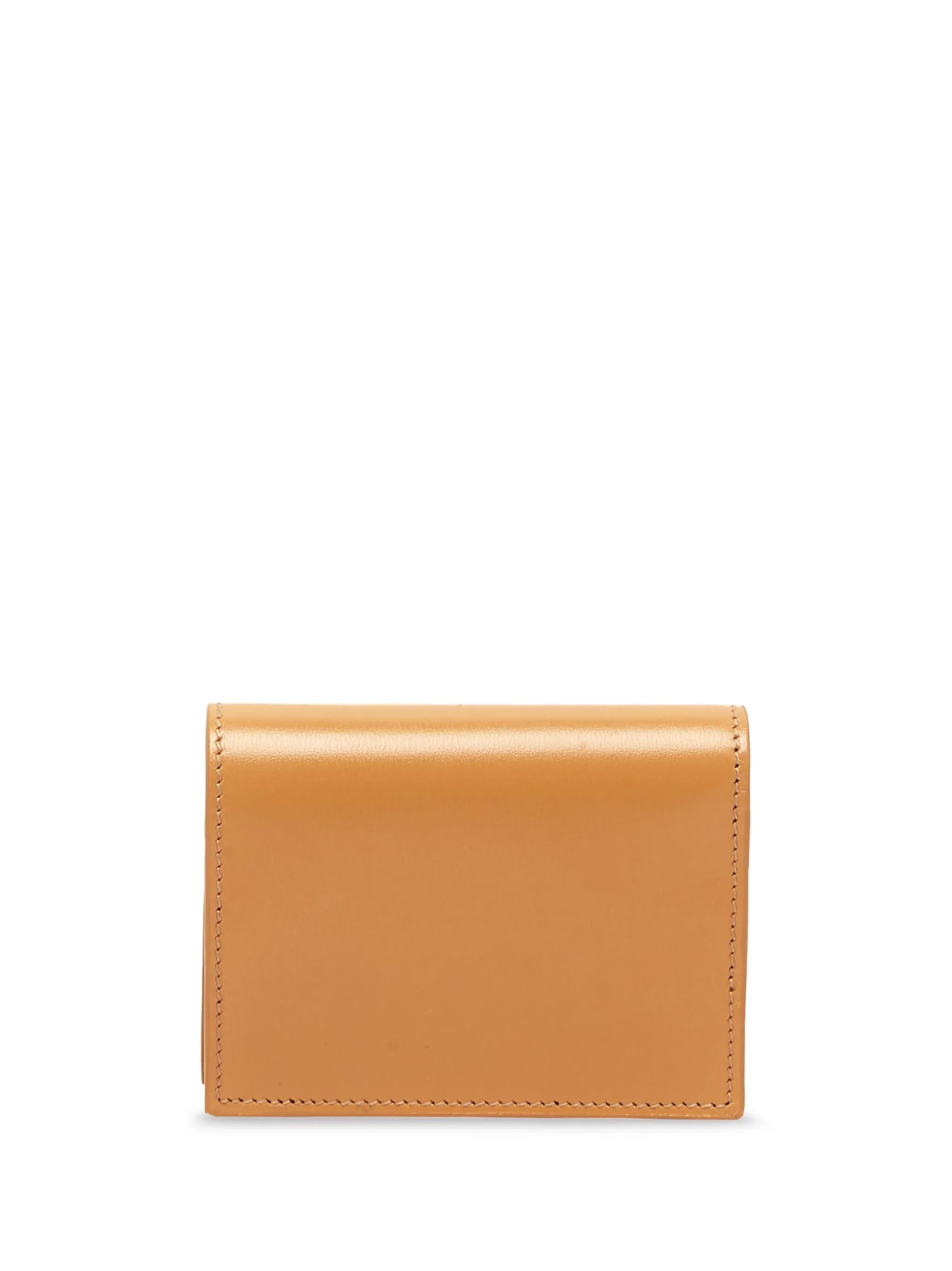 Gancini-plaque leather wallet