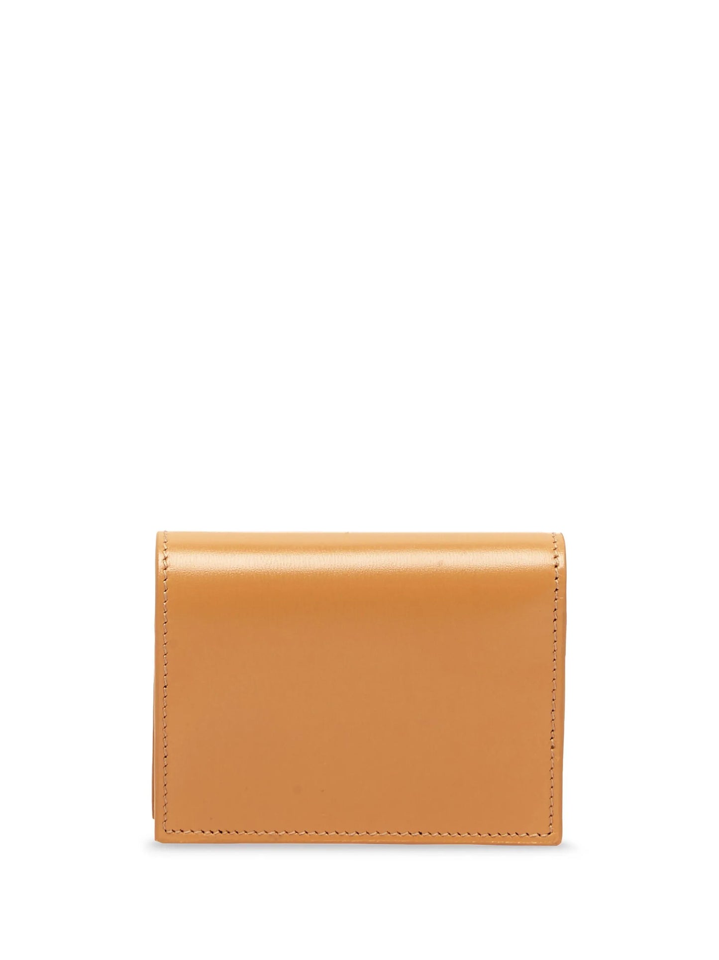 Gancini-plaque leather wallet