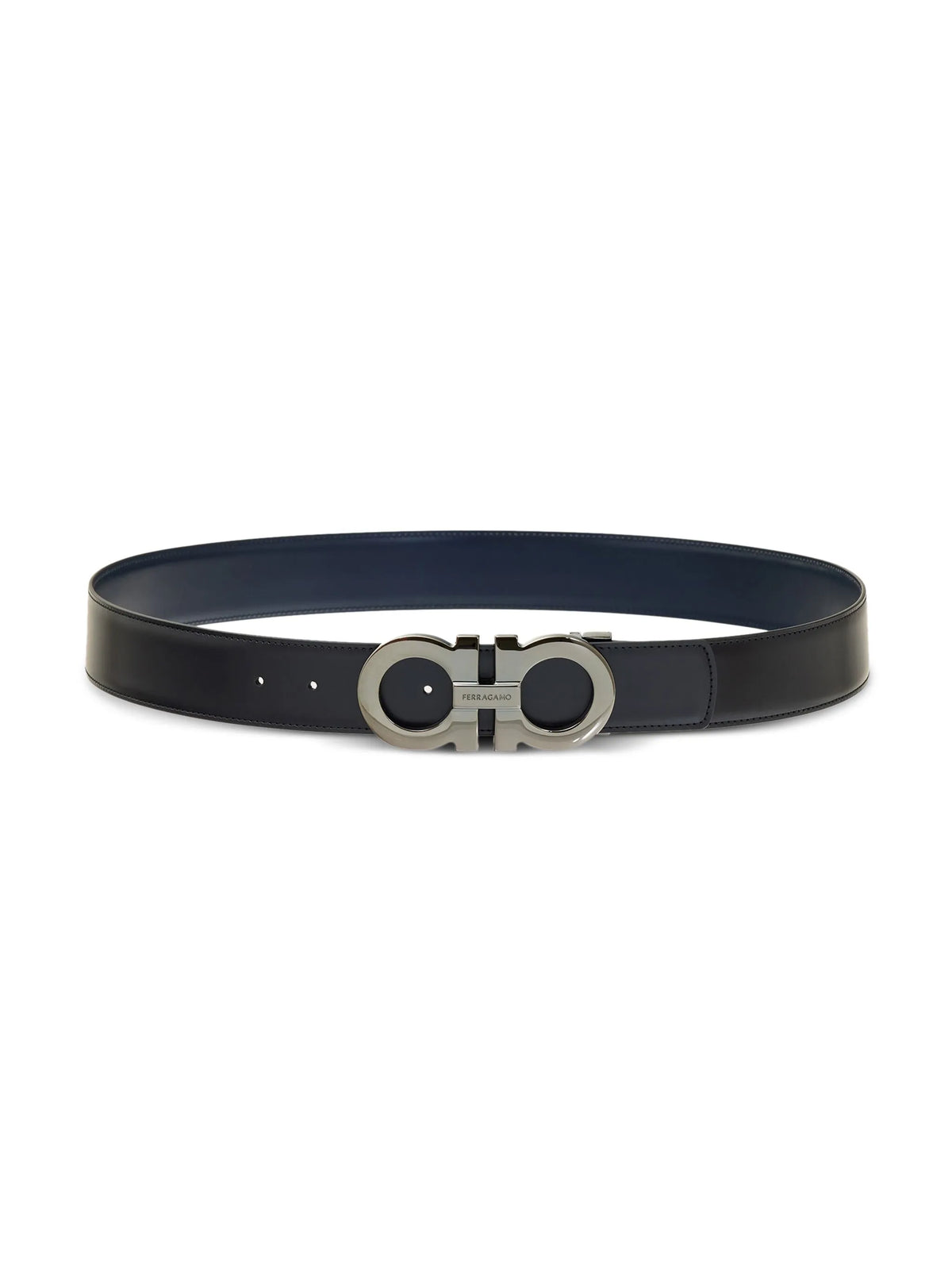 reversible and adjustable Gancini belt