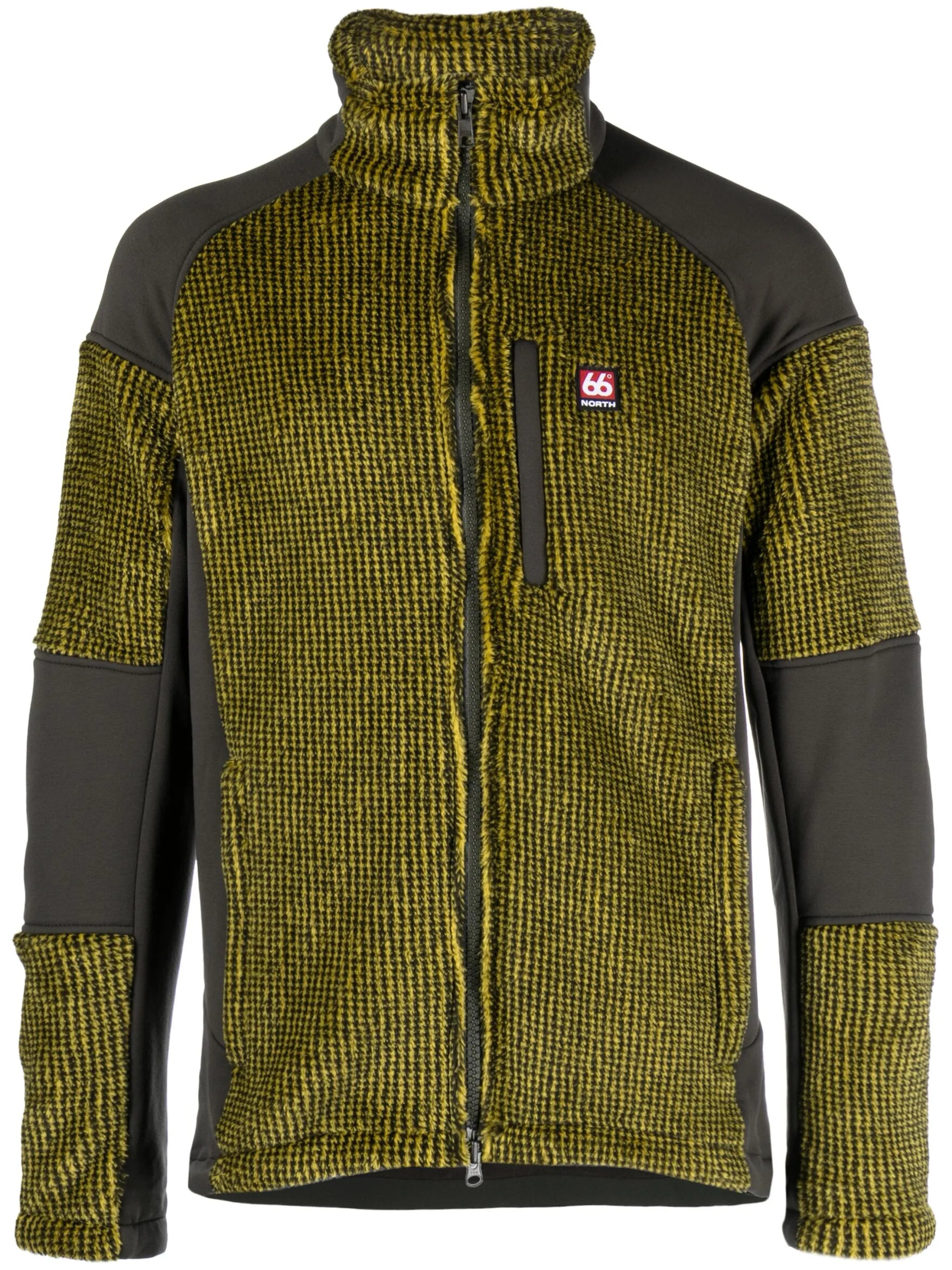 logo-patch panelled-design jacket