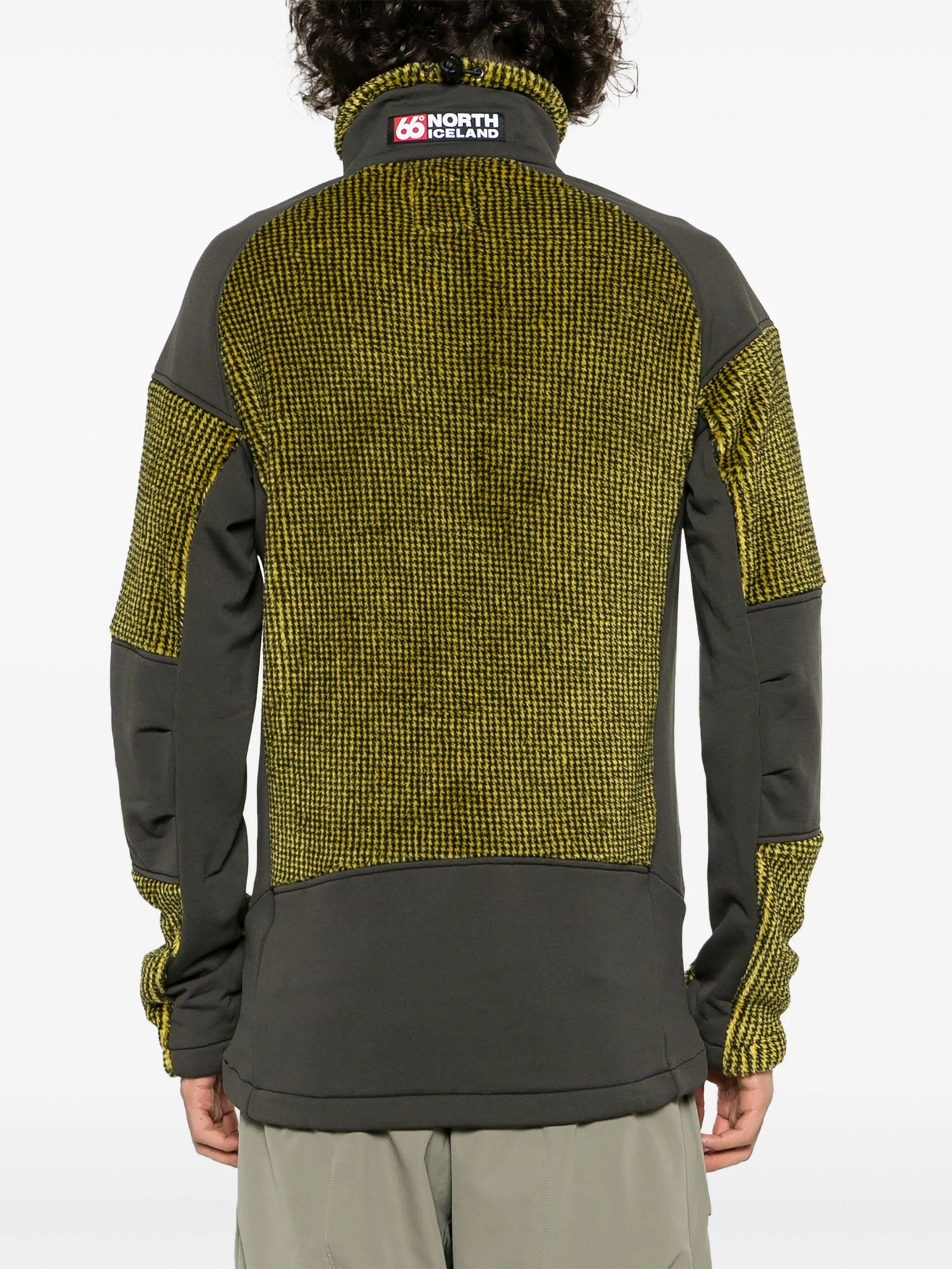 logo-patch panelled-design jacket