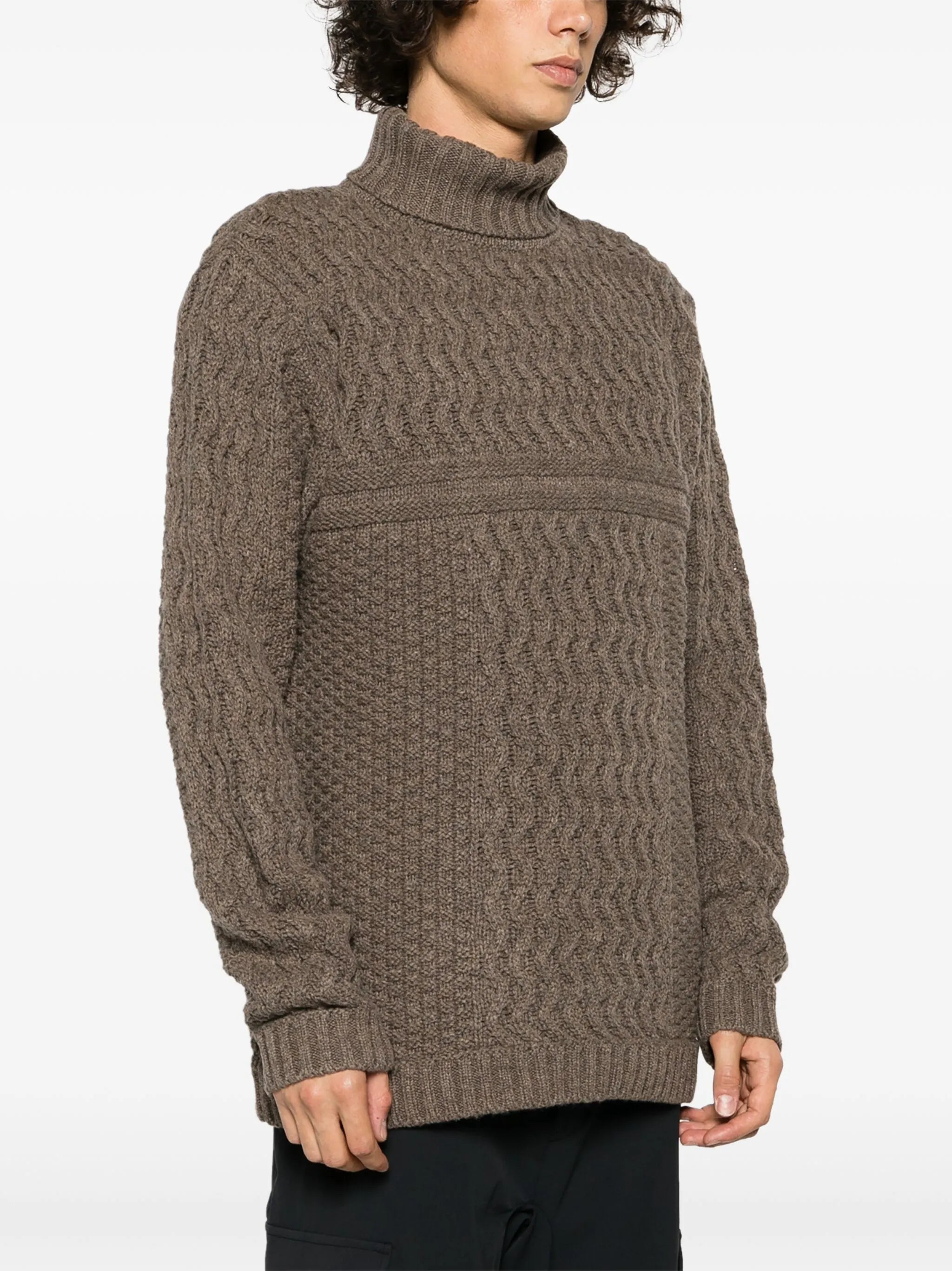 Bylur cable-knit jumper