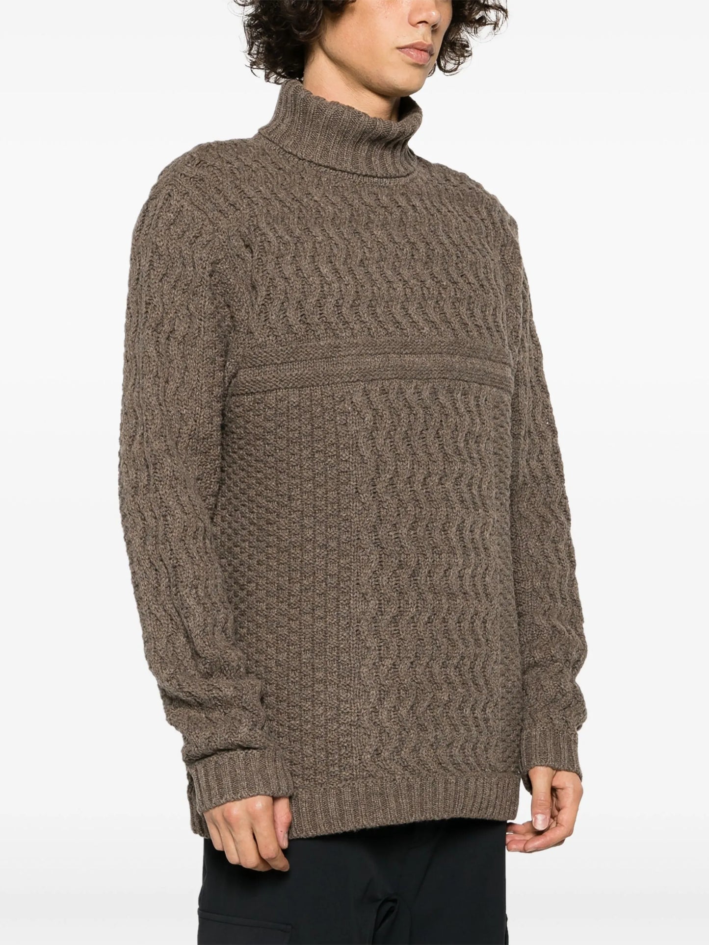 Bylur cable-knit jumper