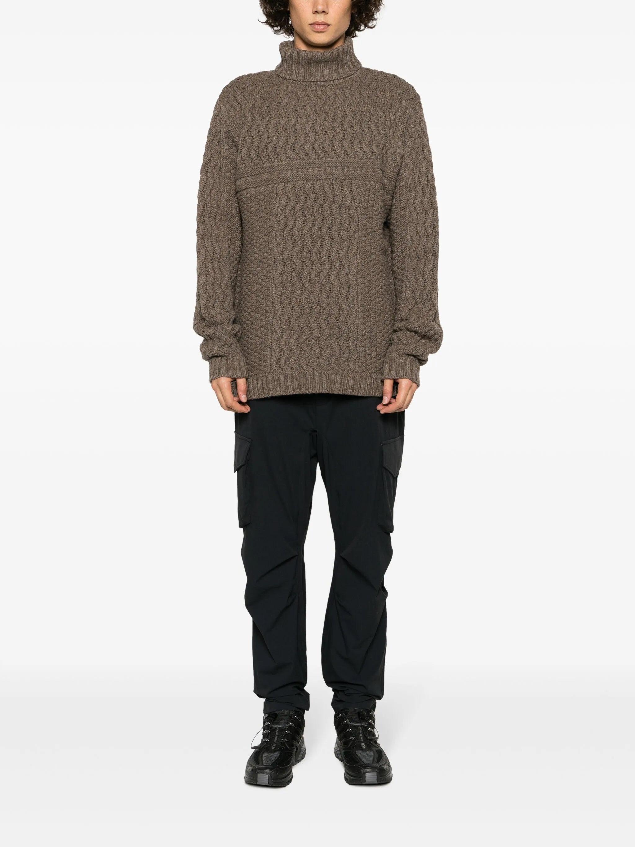 Bylur cable-knit jumper