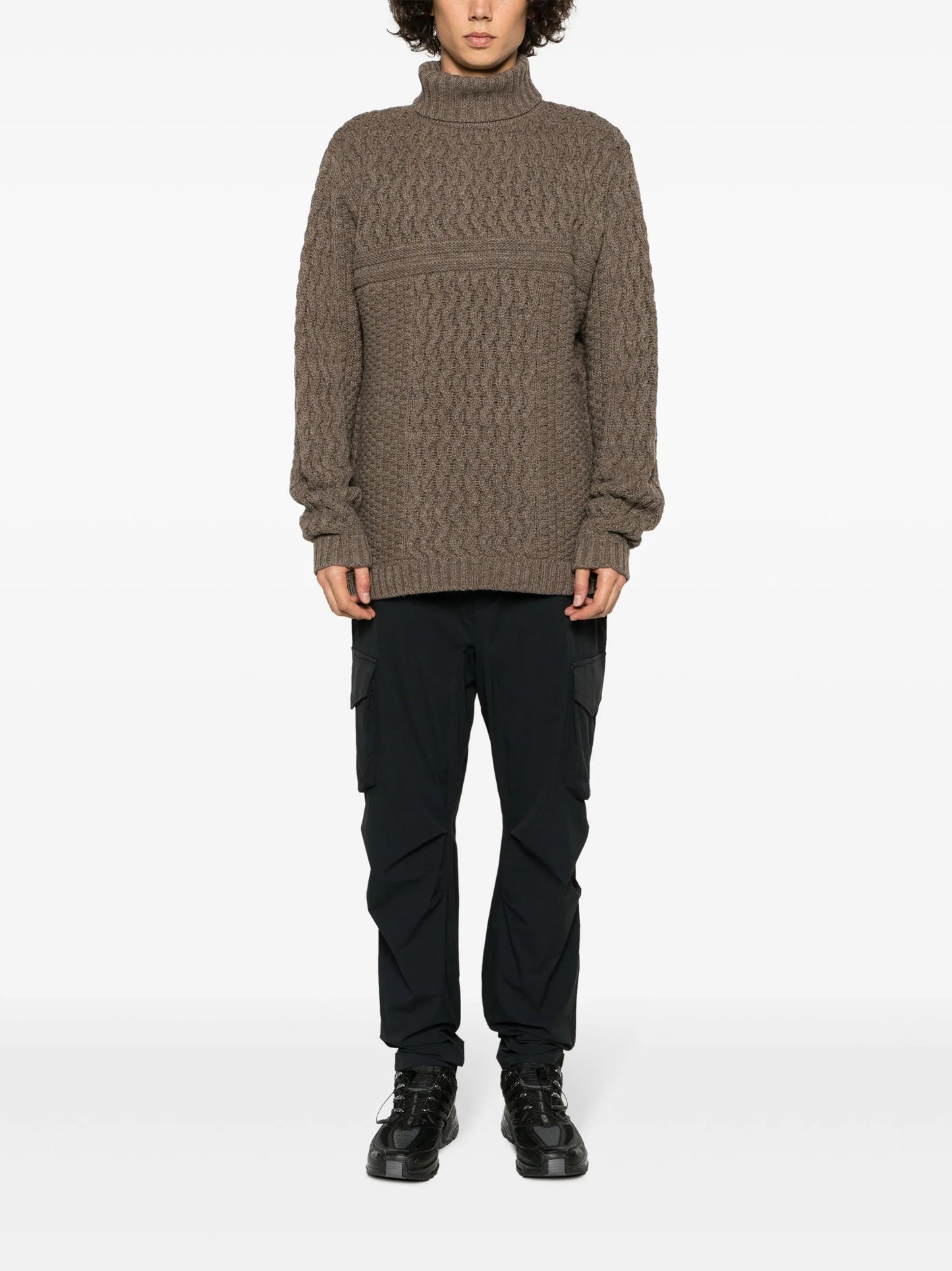 Bylur cable-knit jumper