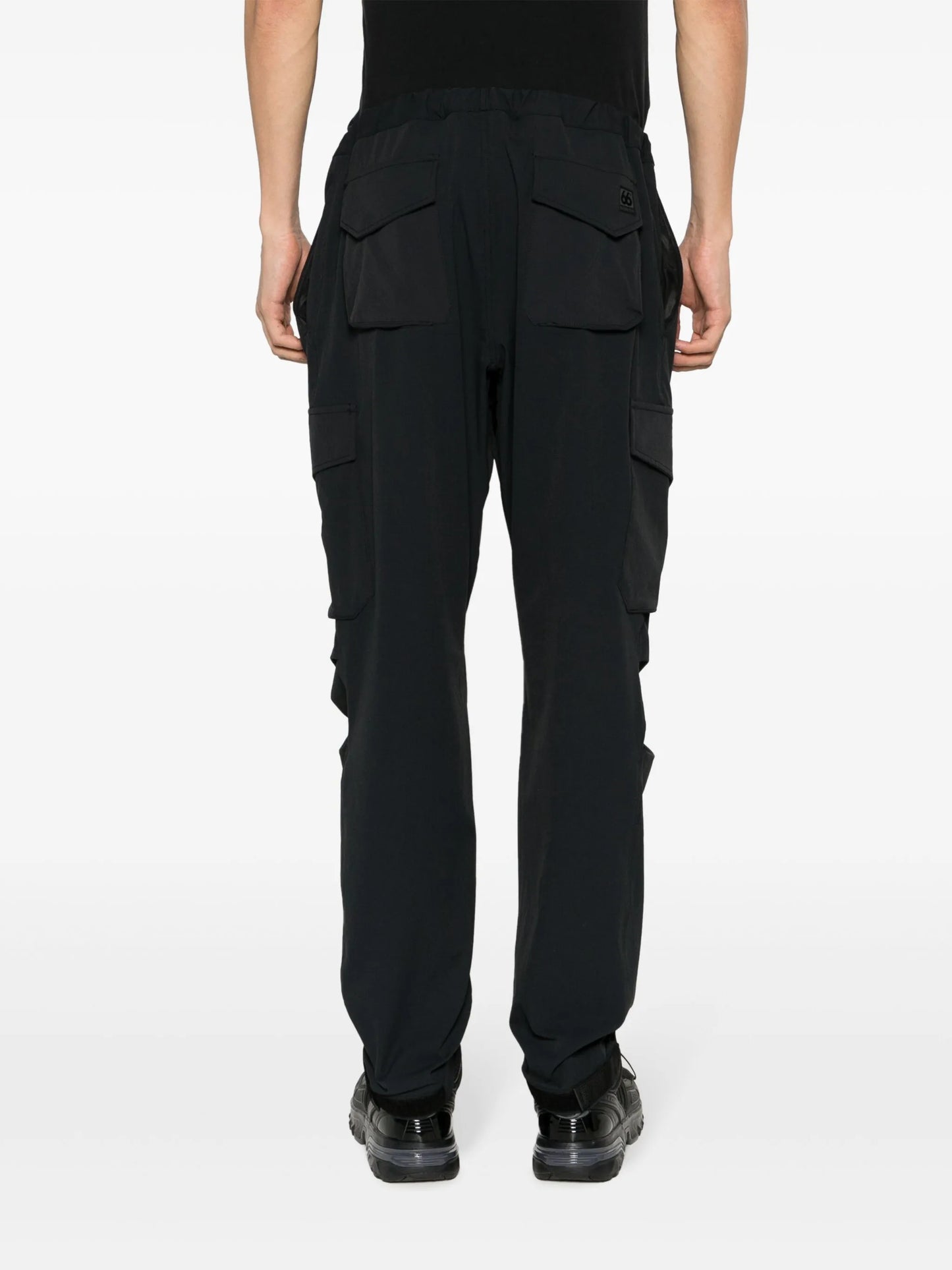 cargo-pocket buckle-fastening trousers
