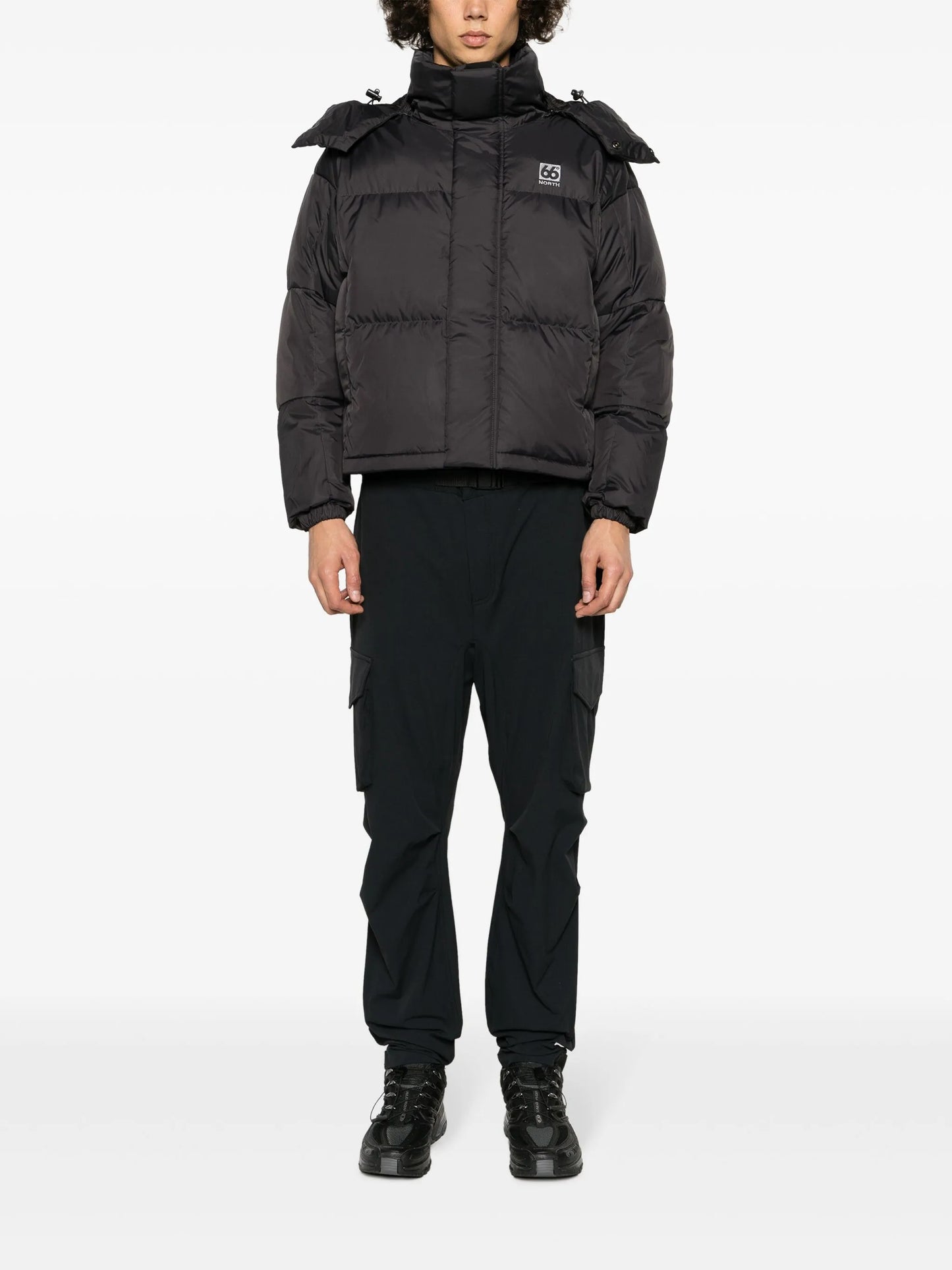 Dyngja cropped quilted down jacket