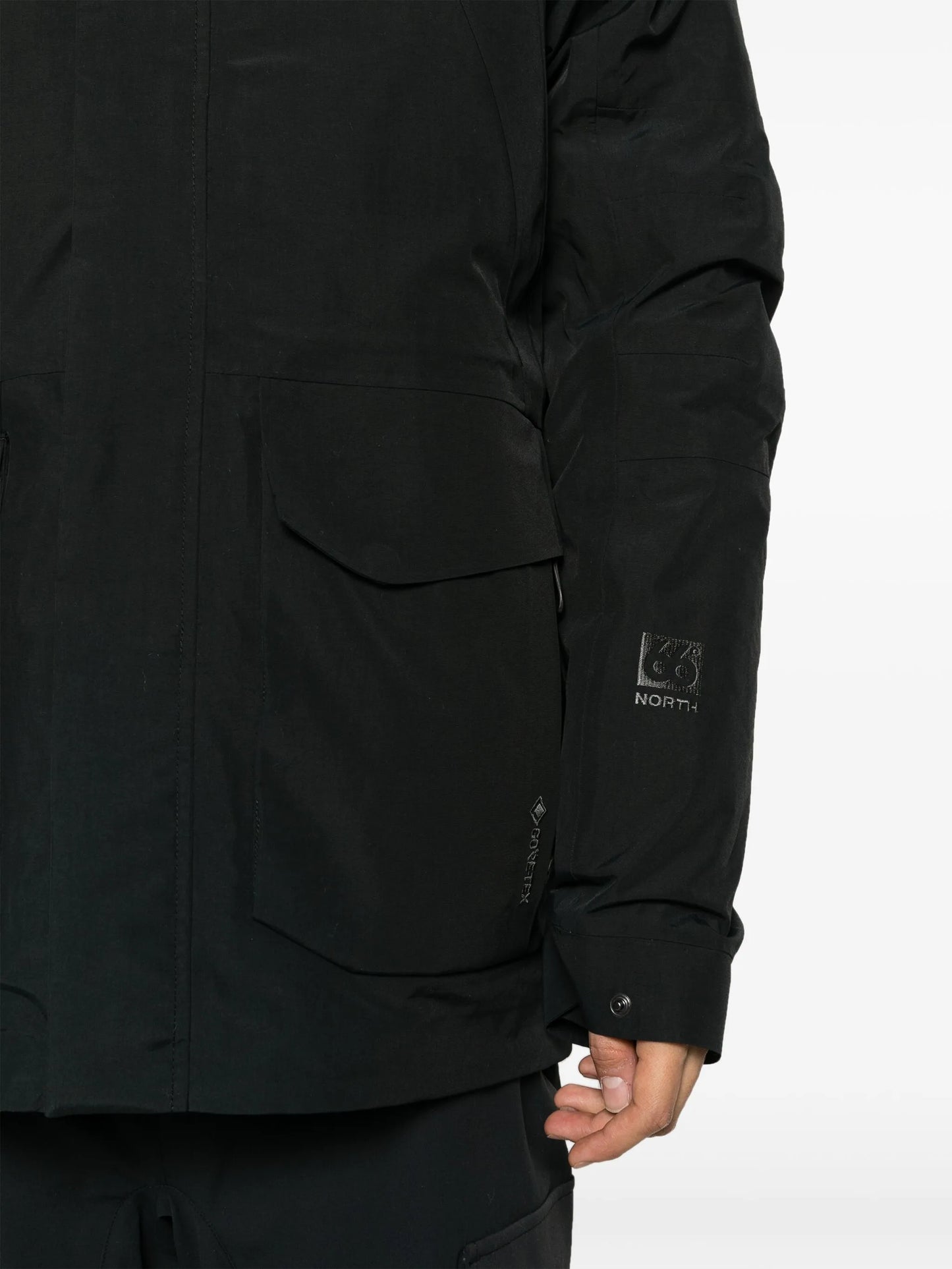 logo-patch padded-design jacket