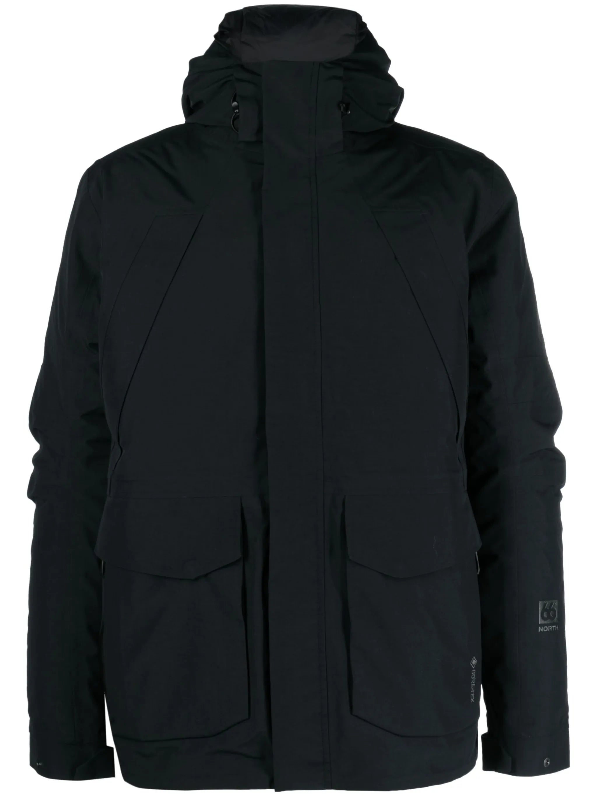 logo-patch padded-design jacket