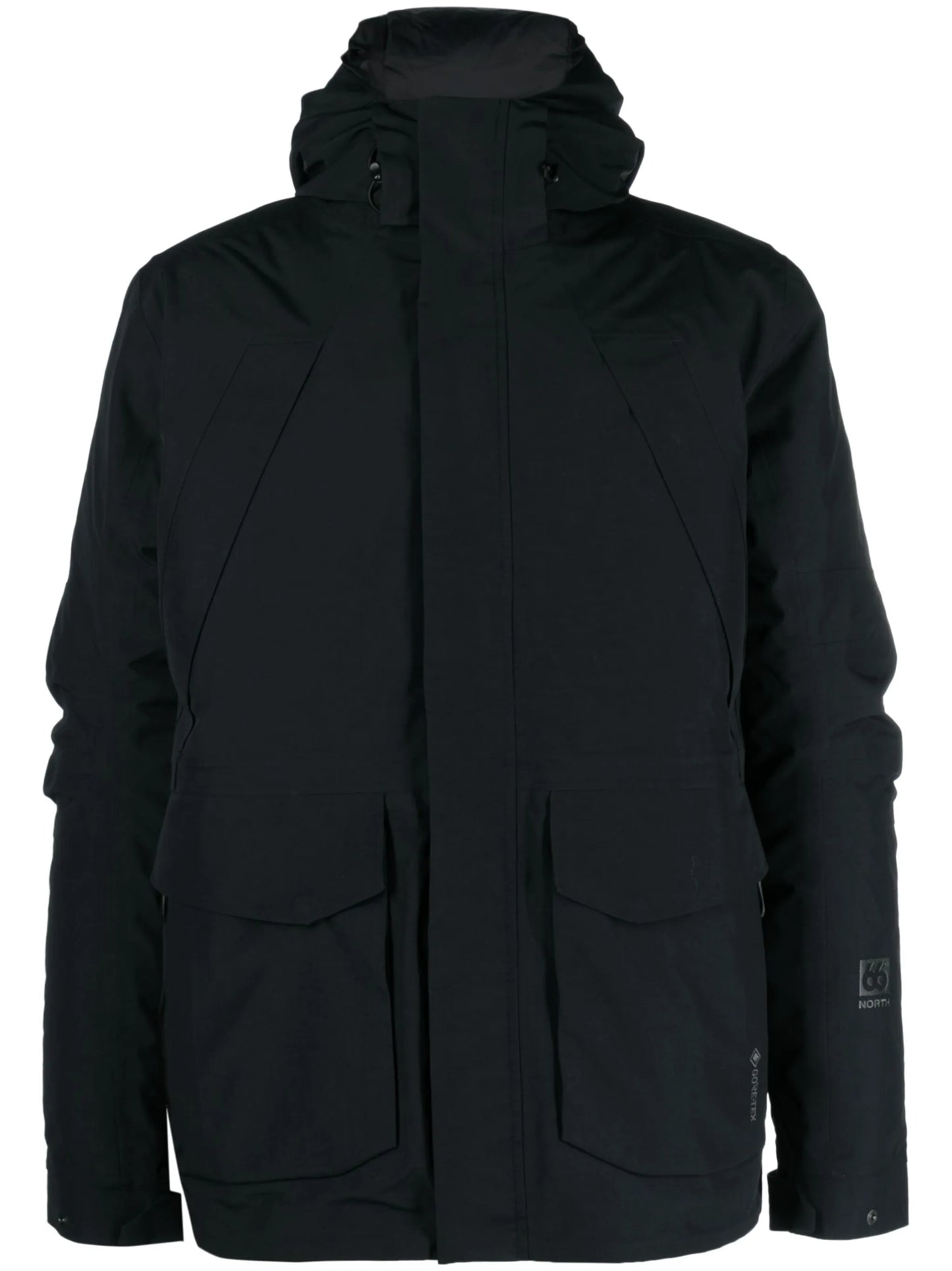 logo-patch padded-design jacket