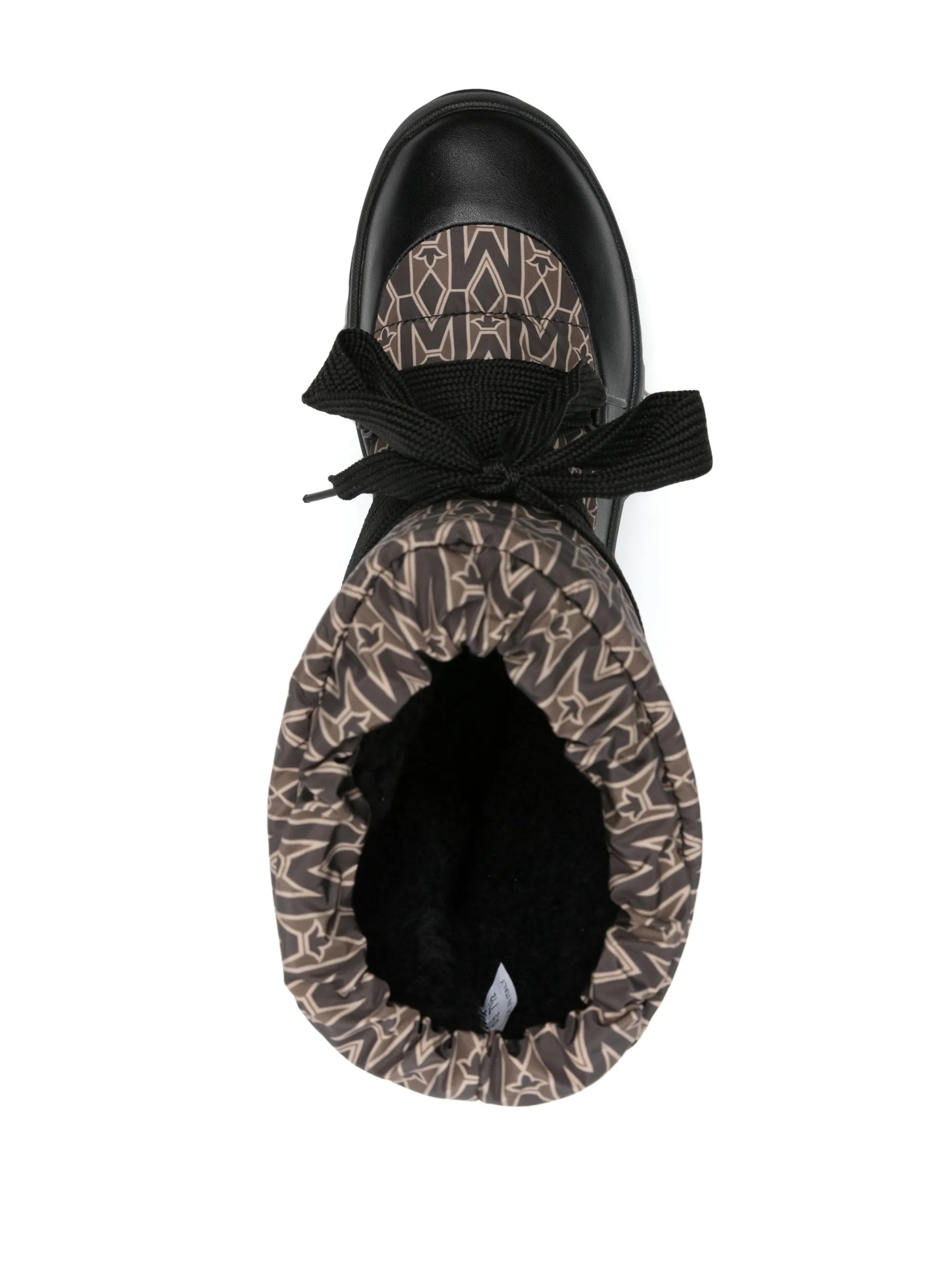 Conquer monogram-print snow boots