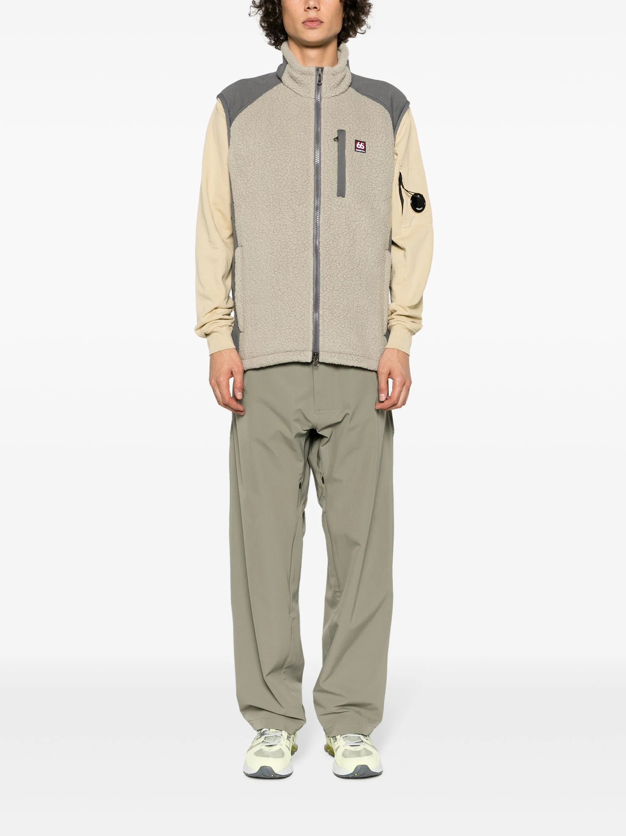 Tindur zip-up fleece vest