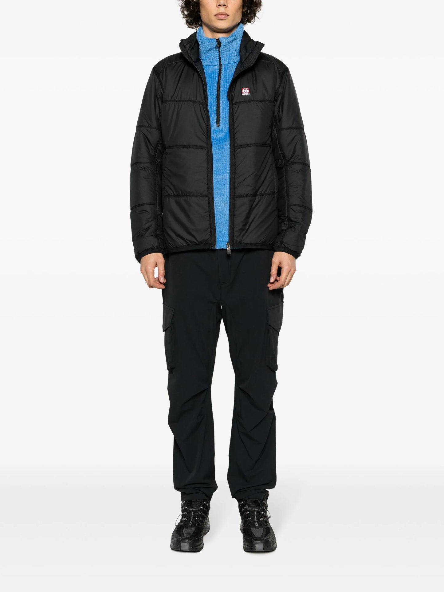 logo-patch padded-design jacket