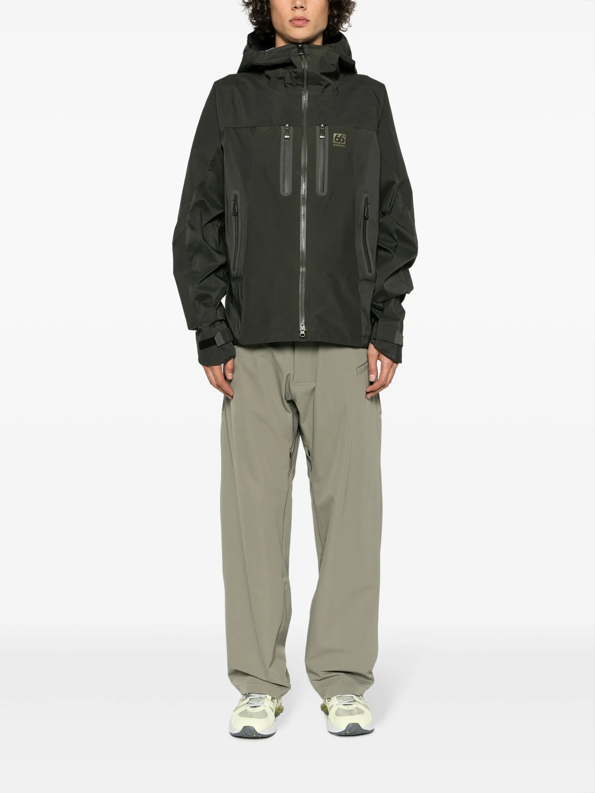 Hornstrandir hooded zip-up jacket