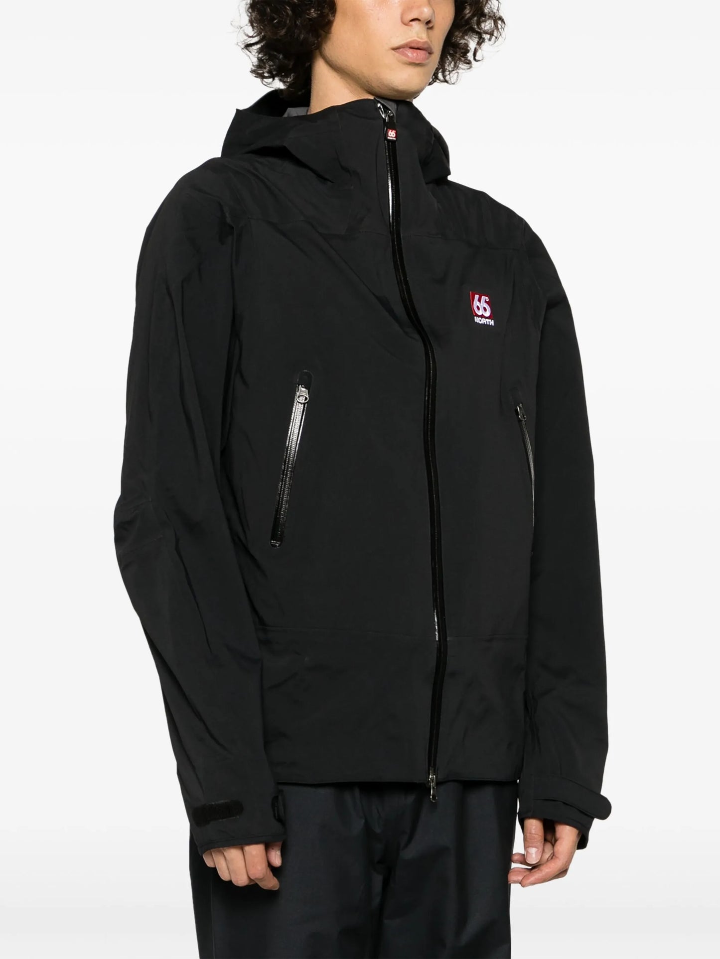 Snaefell hooded zip-up jacket