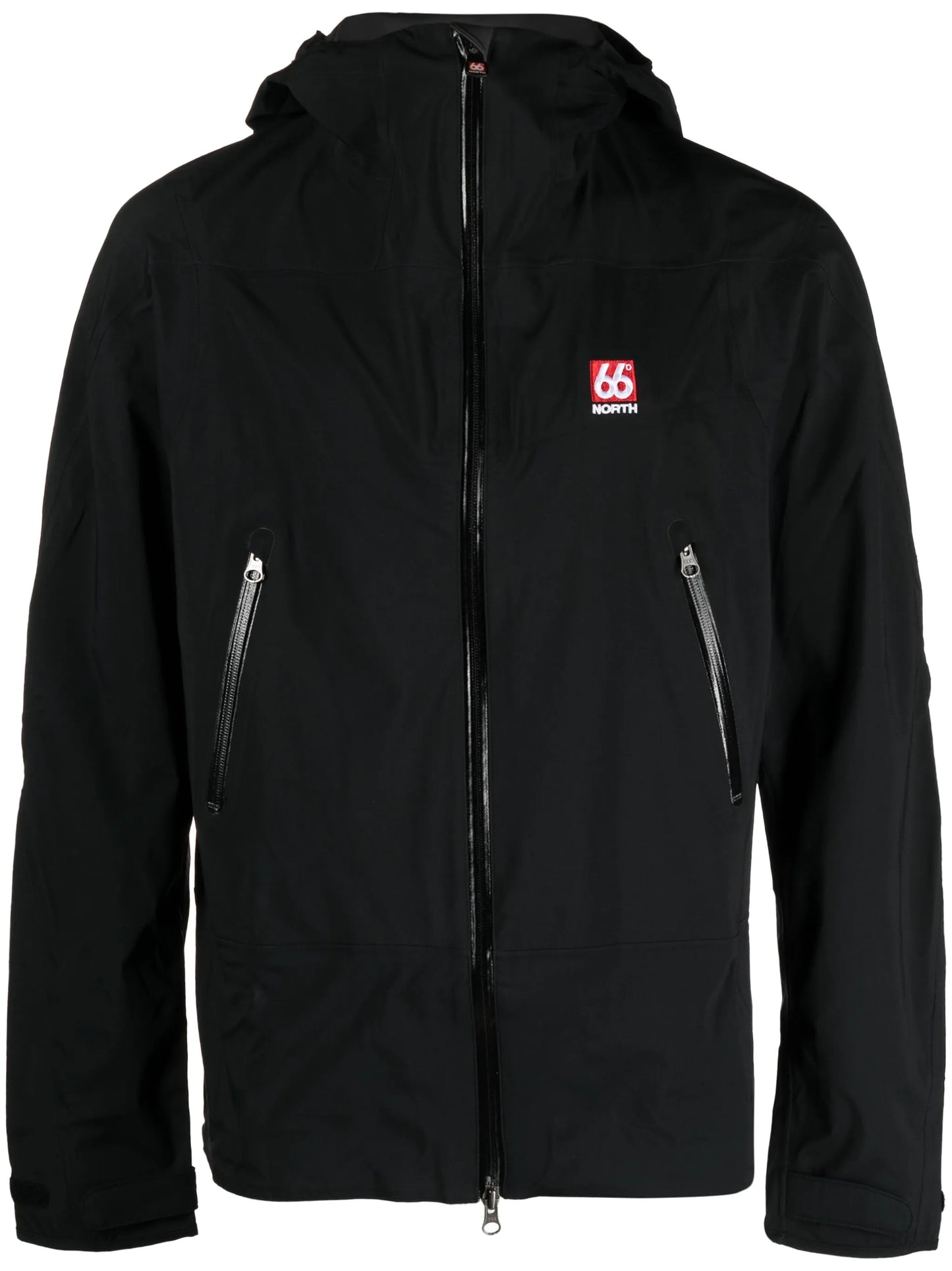 Snaefell hooded zip-up jacket