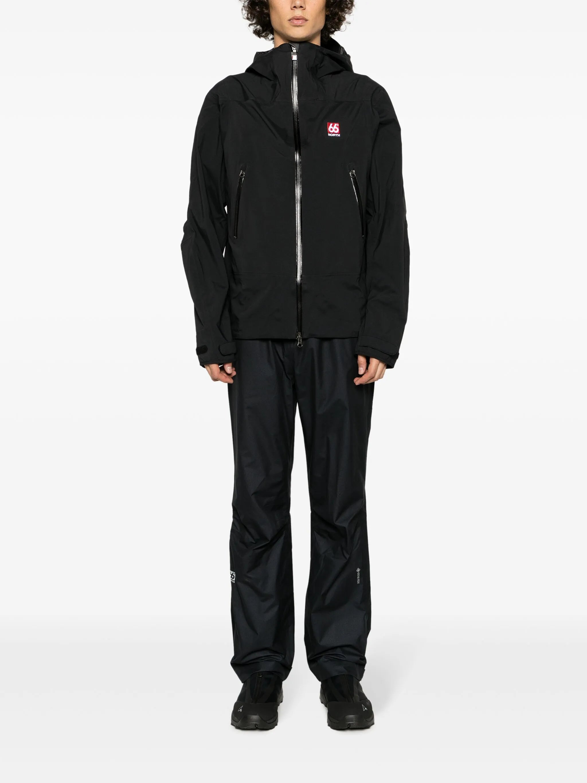 Snaefell hooded zip-up jacket