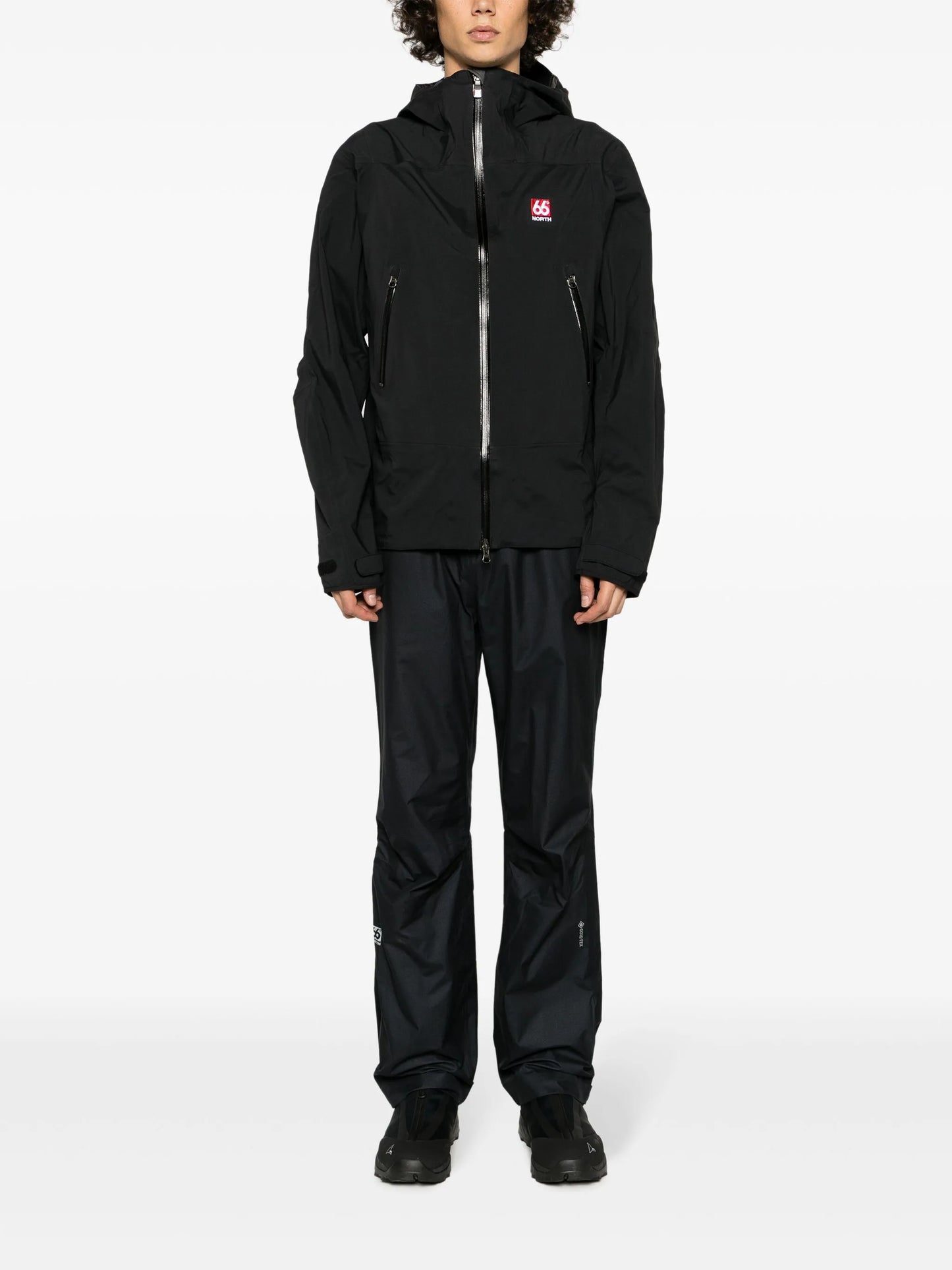 Snaefell hooded zip-up jacket