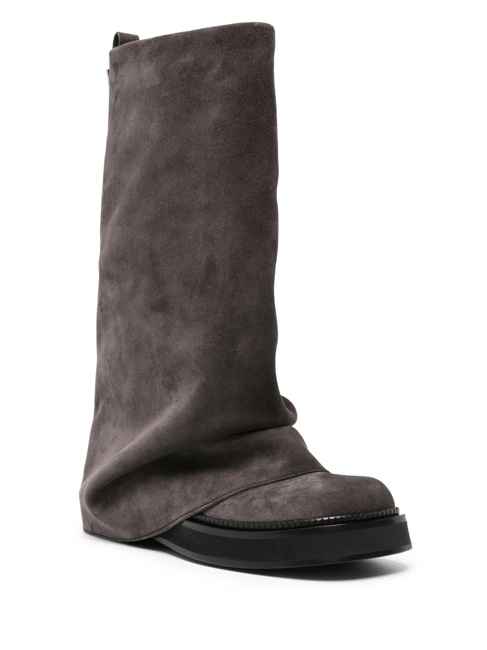 Robin layered suede boots