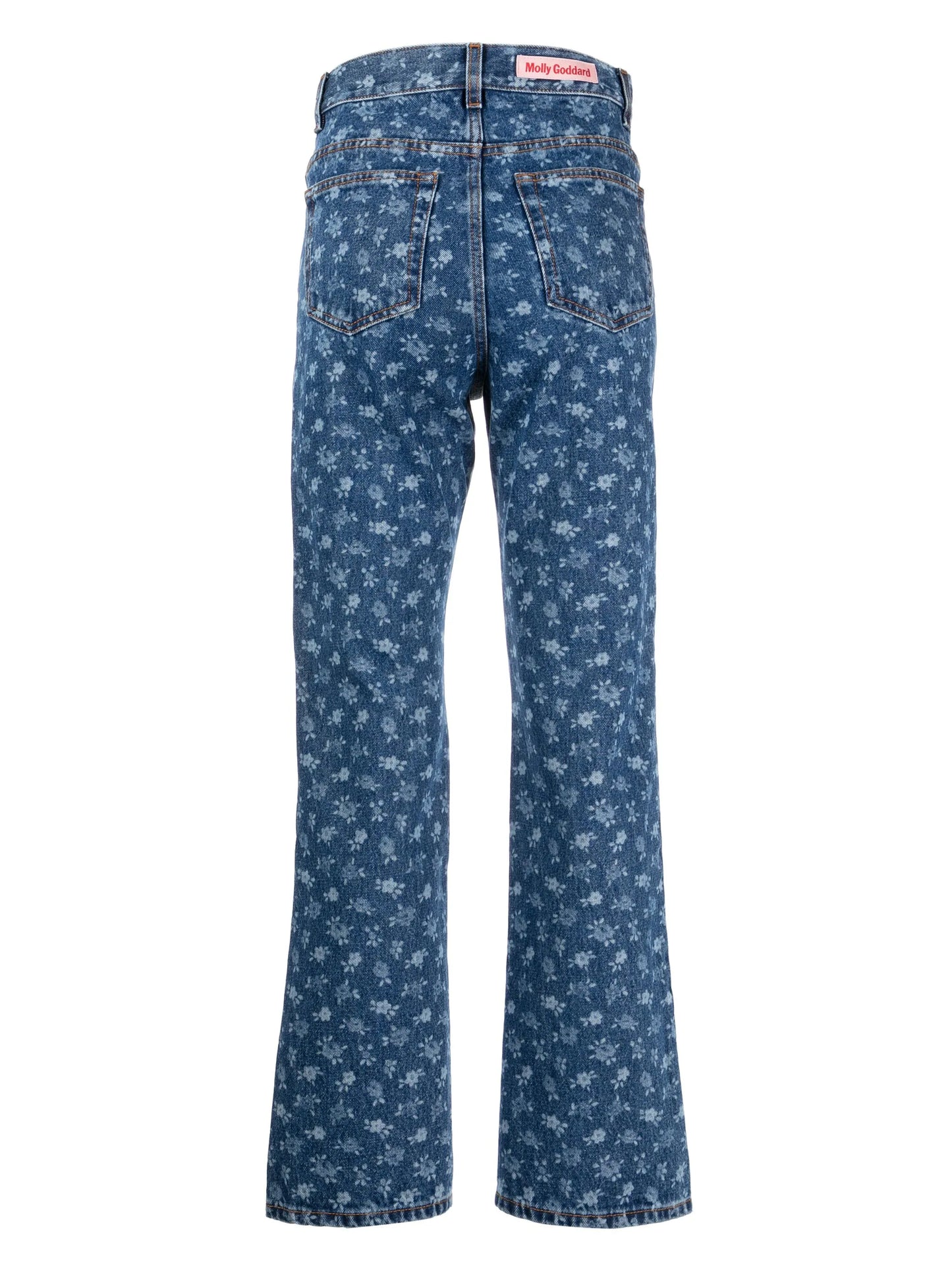 Dorianna mid-rise straight-leg jeans