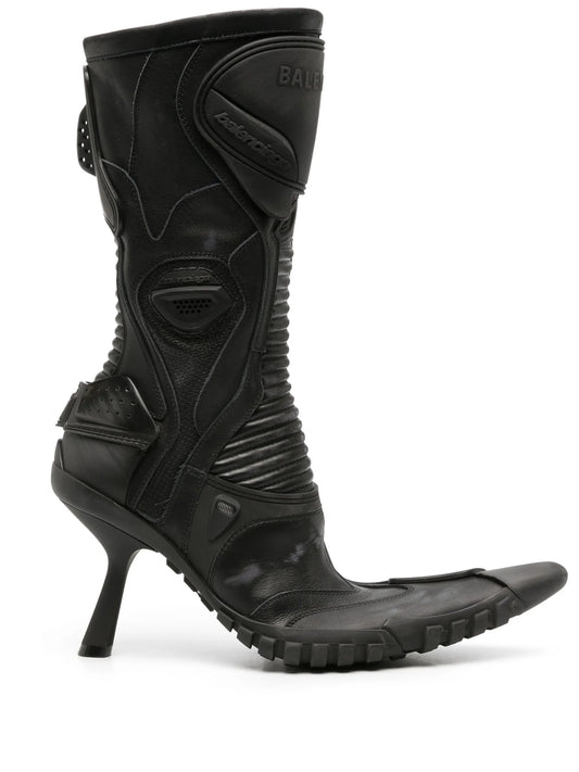 Biker 90mm leather boots
