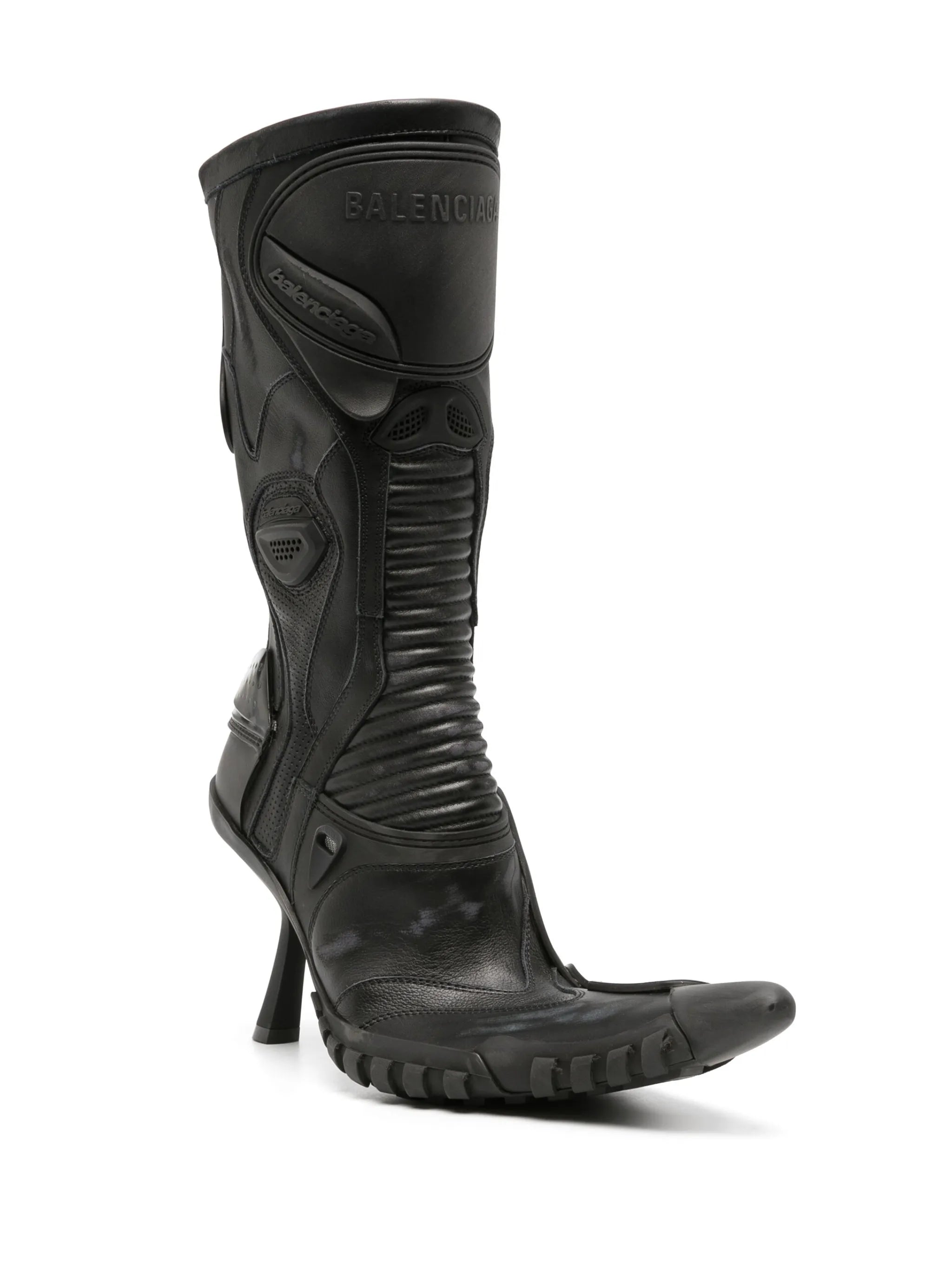 Biker 90mm leather boots