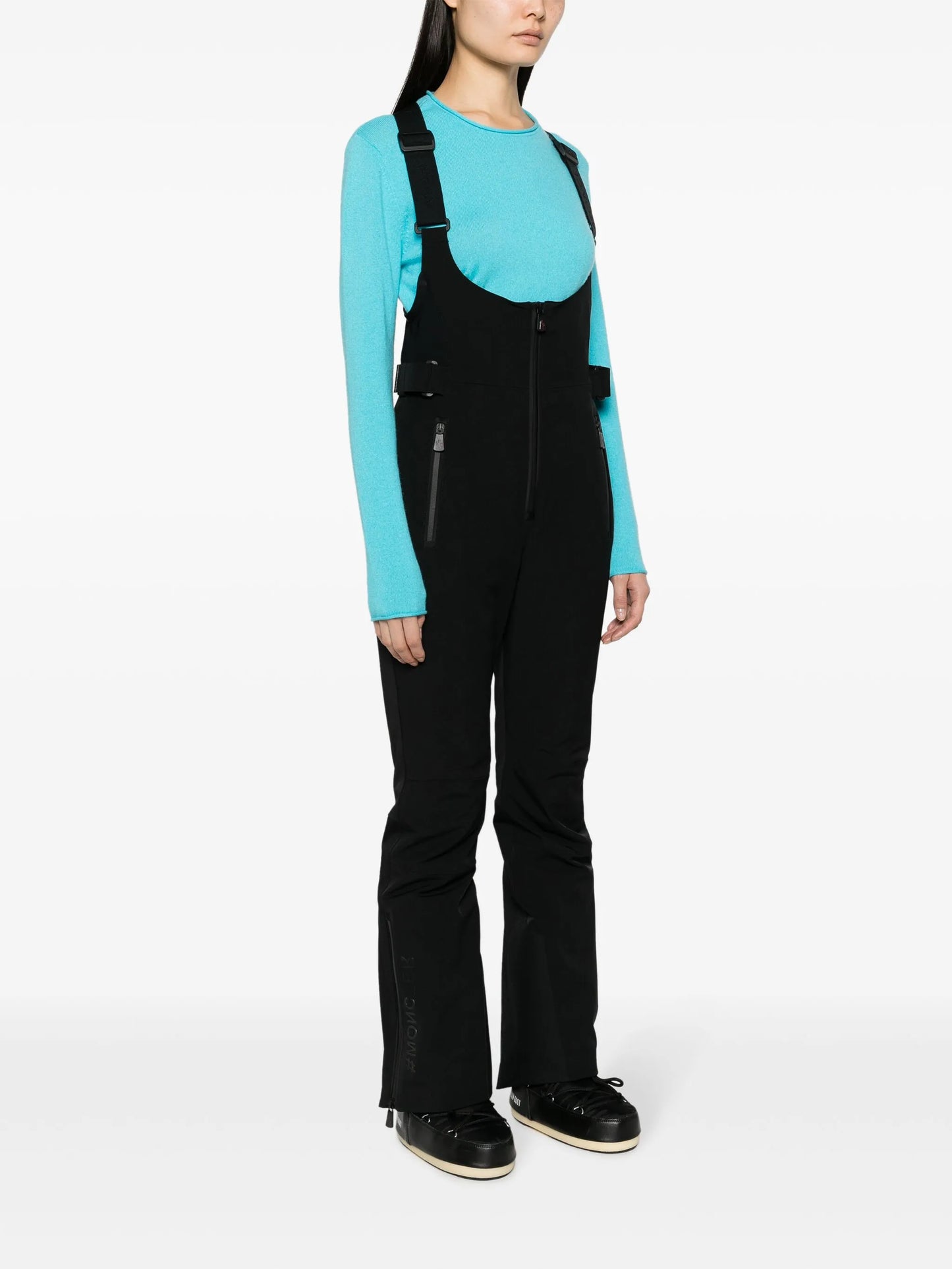flared-leg ski trousers