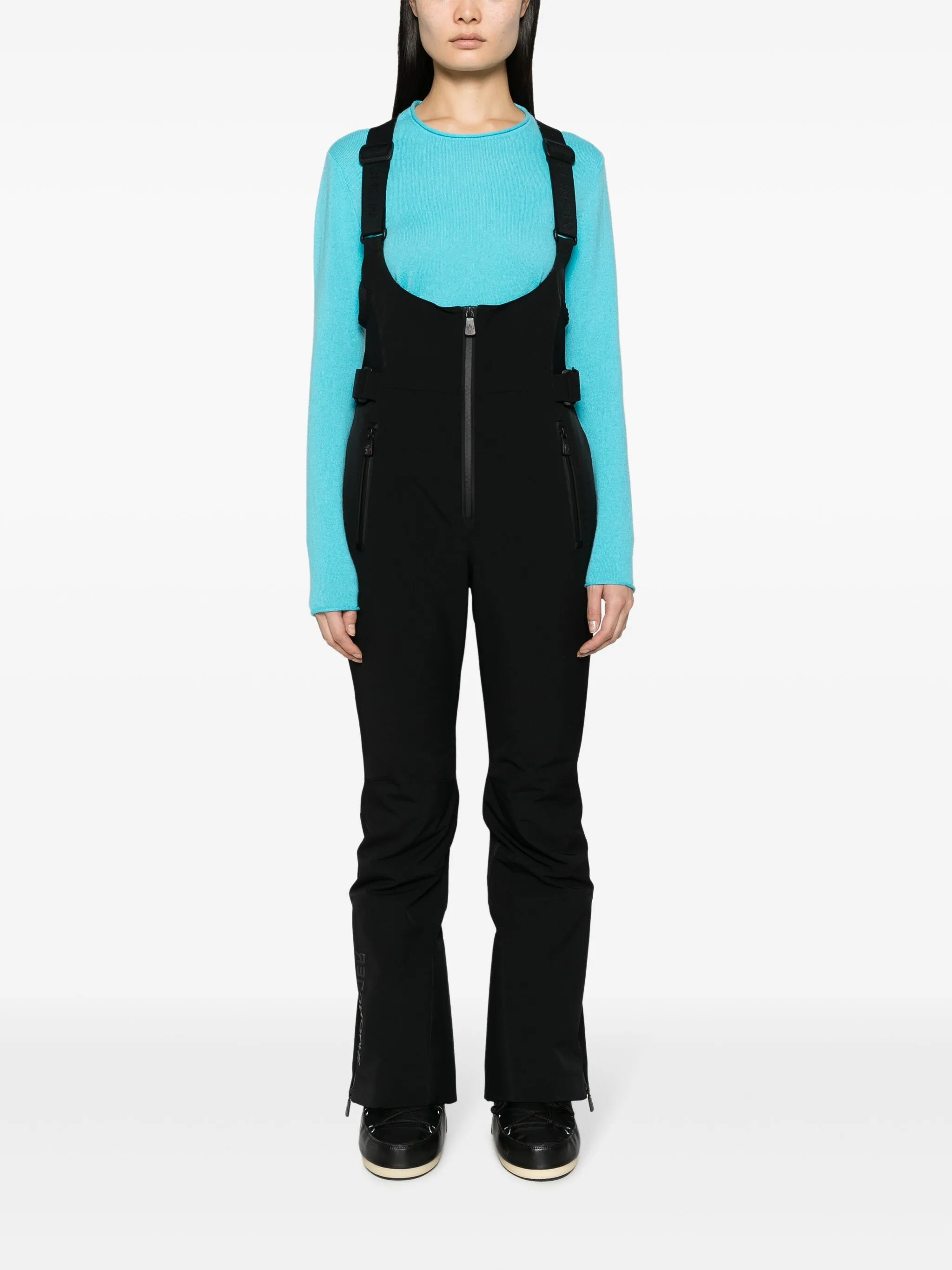 flared-leg ski trousers