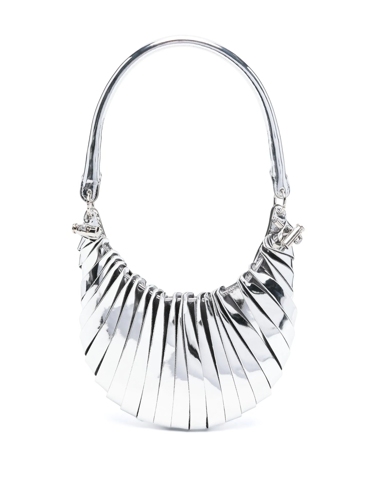 Mini Petal metallic shoulder bag