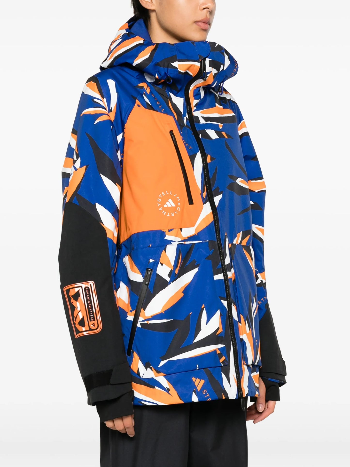 x Terrex TrueNature abstract-print ski jacket