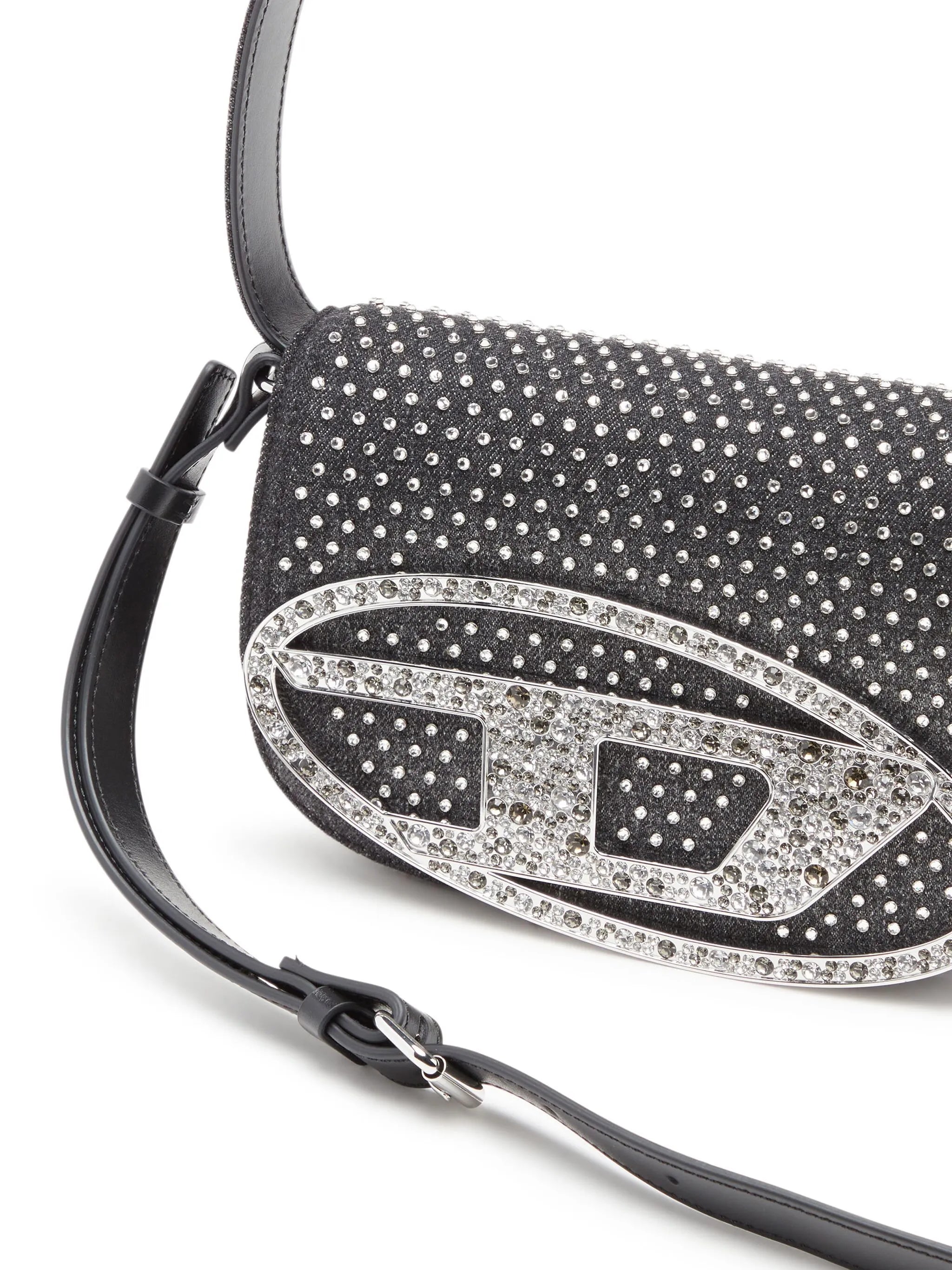 1DR denim shoulder bag