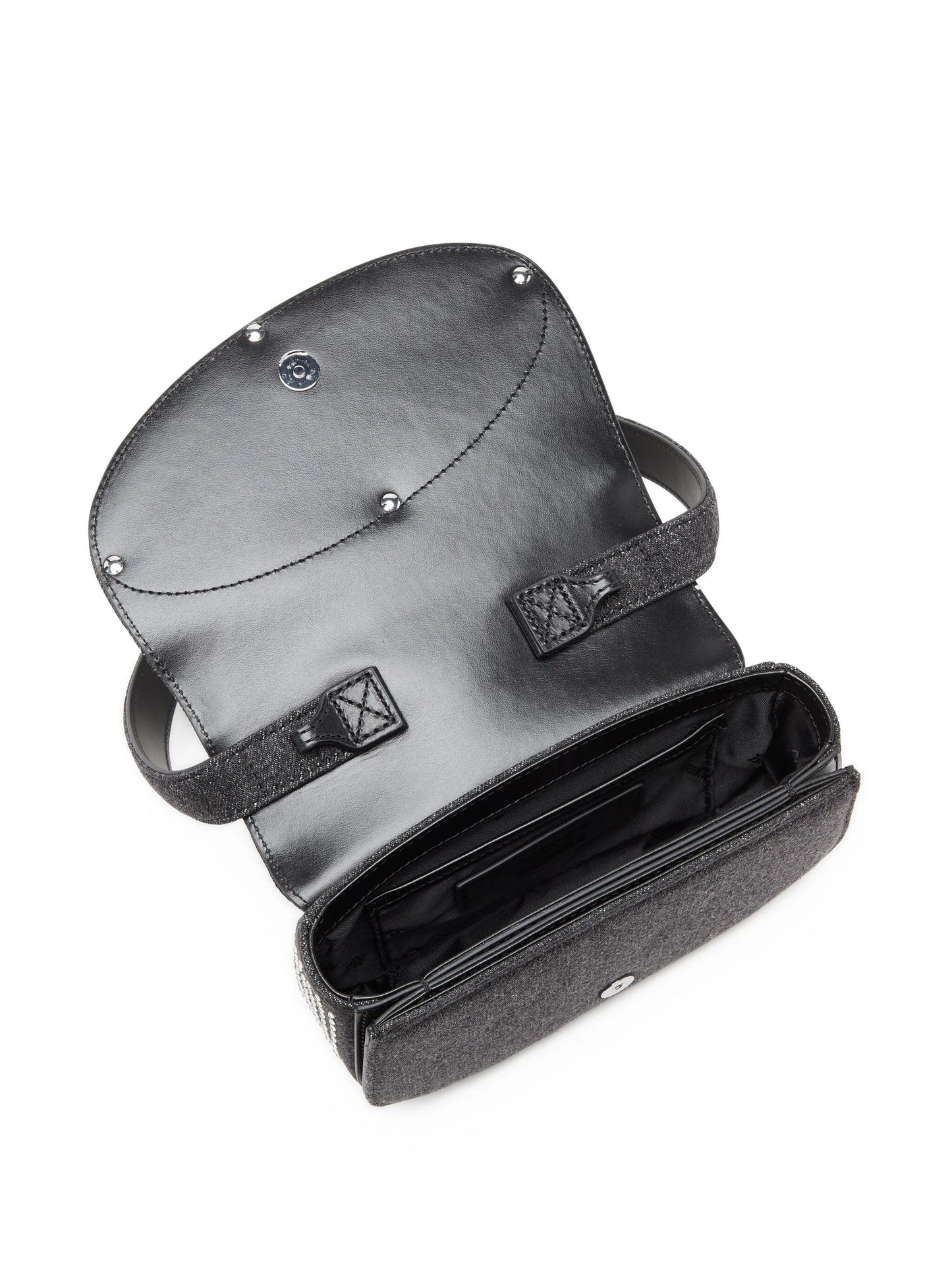 1DR denim shoulder bag